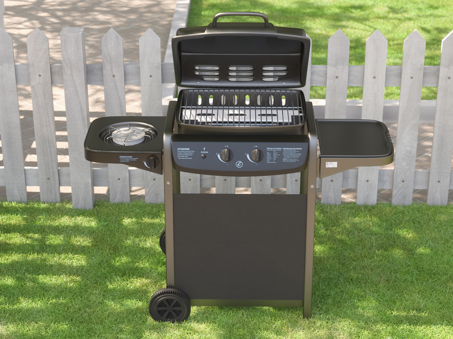 Barbecue A Gas Con Fuoco Bruciatore Laterale BBQ Con Coperchio Termometro Griglia Piano Di Appoggio Grill Compatto Con Ruote E Struttura In Acciaio Giardino Esterno Piscina 112 X 52.5 X 96.5 Cm Nero -Sconto Weber || Campingaz || OUTSUNNY in Italia AAHKMJXYDAFdJAOAIMEbOAch7w5JgkD56B5b mYl T9Isf4DCJN 5REyQjePMyCh ltBtoxu