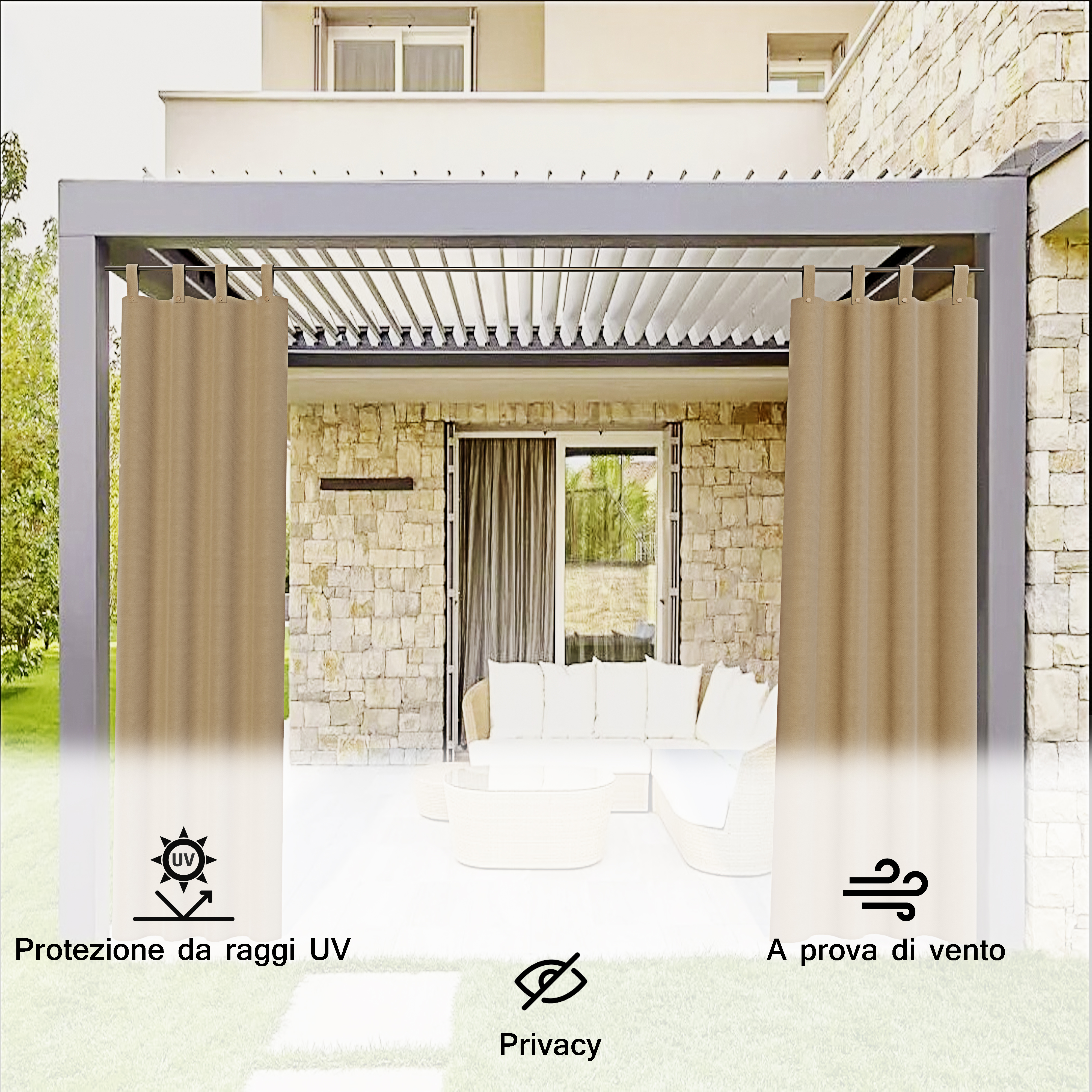 Tenda Gazebo Da Esterno Idrorepellente Resistente Impermeabile Antimuffa Con Passanti E Bottoni Tenda Oscurante Per Giardino Balcone Piscina Terrazzo 150 X 270 Cm Colore Beige -Vendite ATMOSPHERA || None || Maxwell & Williams AAHKMJXYDAFdJAOAIMEbOAch7w5JgkD56B5b mYl T9Isf4DCJN 5REyQjePMyCh ltBtoxu