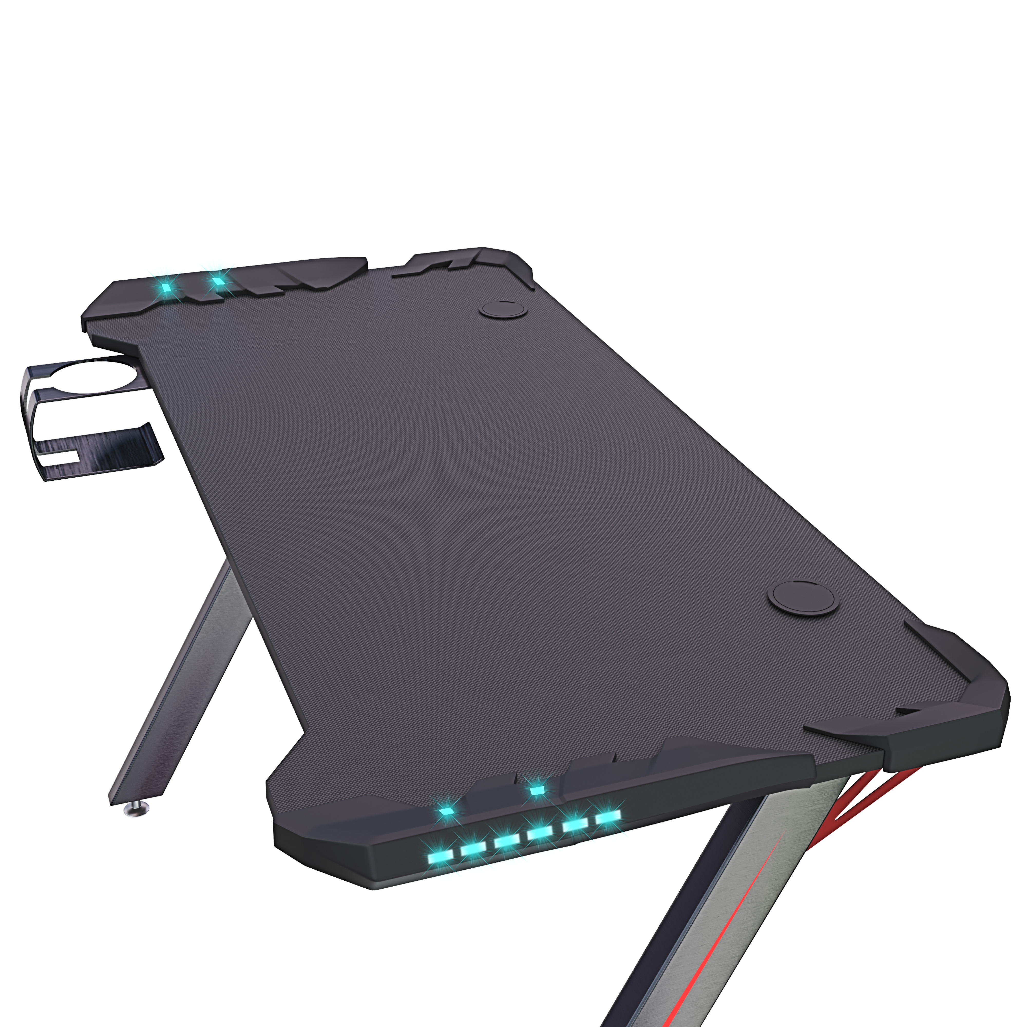 Scrivania Gaming Desk Postazione Computer PC Con LED Completa Di Accessori Tavolo Studio Salvaspazio Con Piedini Regolabili Disegno Soggiorno Camera Gamer Rockstone 120 X 61 X 73 Cm Nero -Ufficio E Casa AAHKMJXYDAFdJAOAIMEbOAch7w5JgkD56B5b mYl T9Isf4DCJN 5REyQjePMyCh ltBtoxu