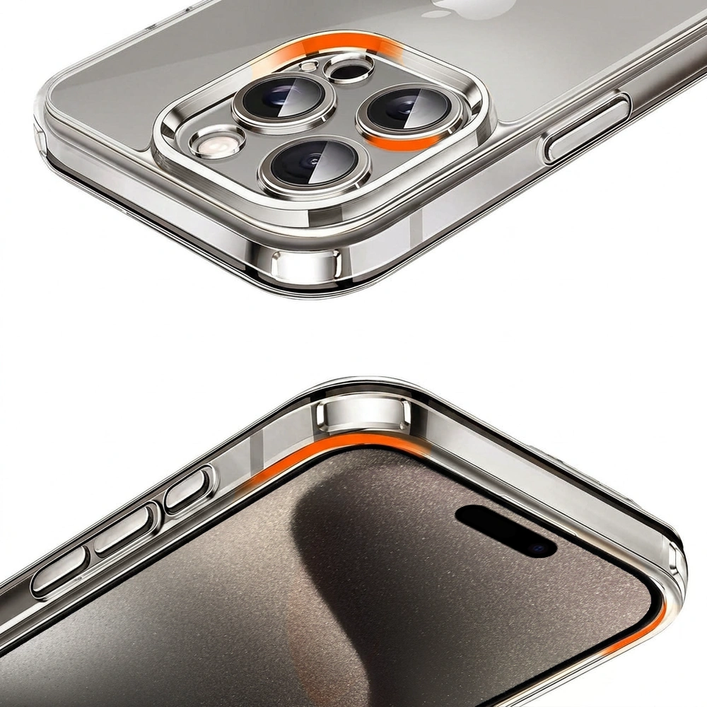 UrbanPalm Hülle für iPhone 15 Pro, für MagSafe, Transparent