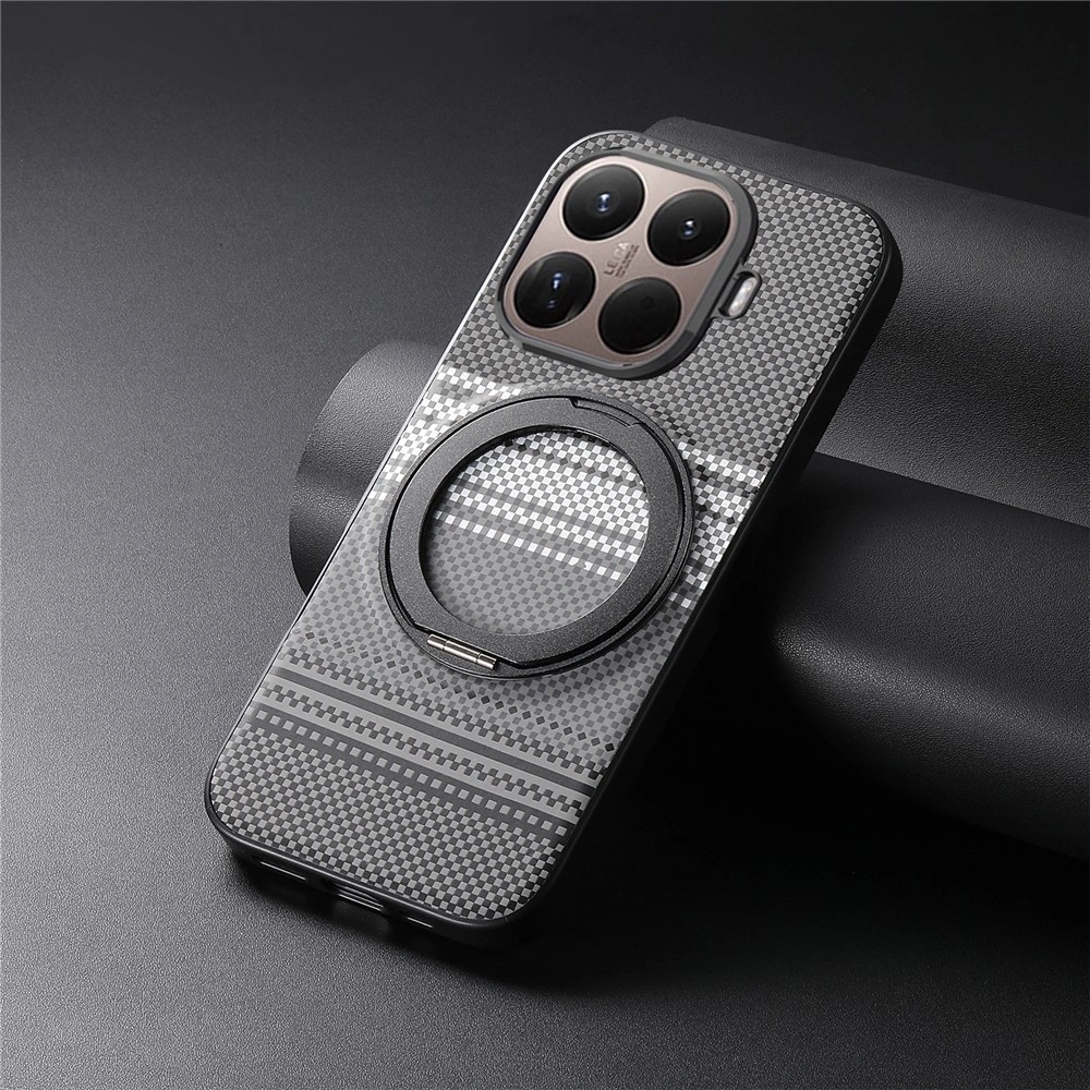 Funda para Xiaomi 17T, soporte giratorio, para MagSafe, con soporte, negro