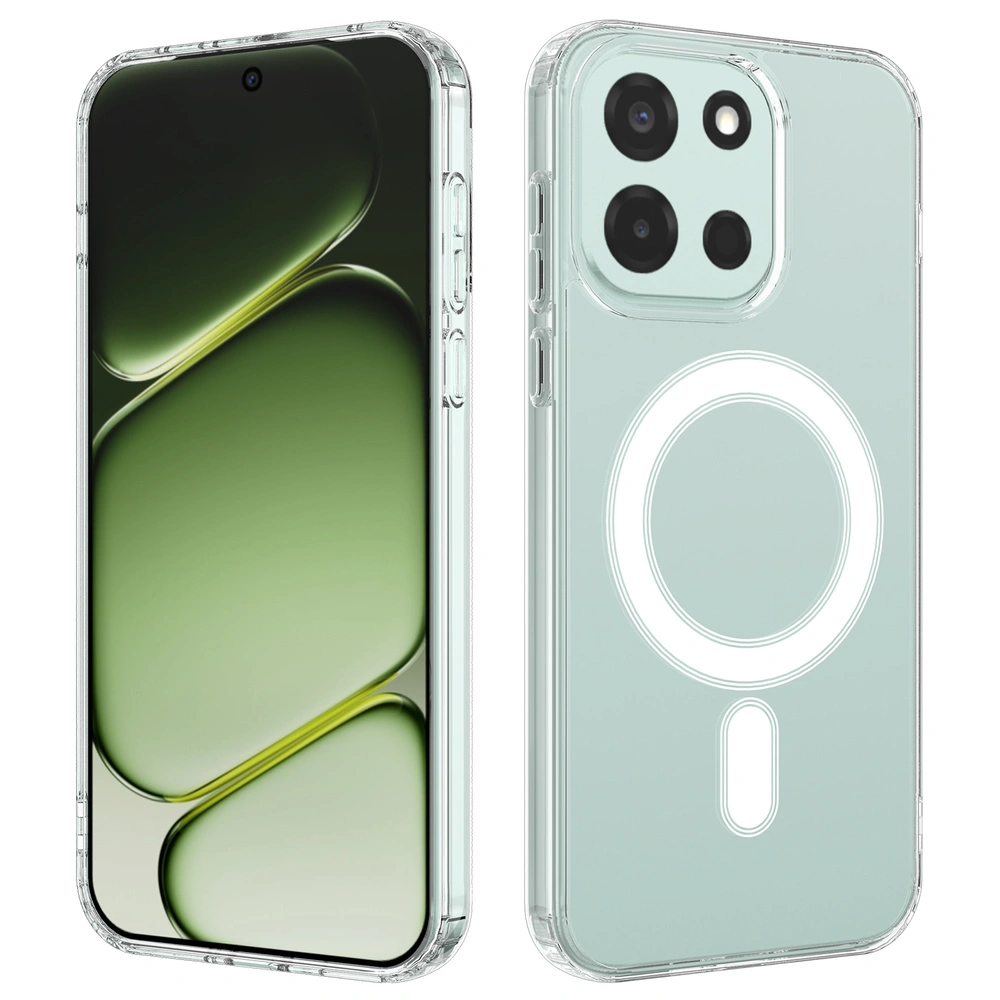 Funda para OnePlus Nord 6, Fusion Hybrid, para MagSafe, transparente