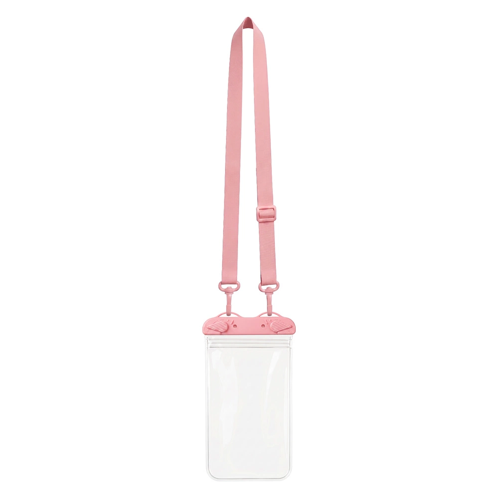 Funda impermeable IPX8 para teléfono, universal, arcoíris, rosa