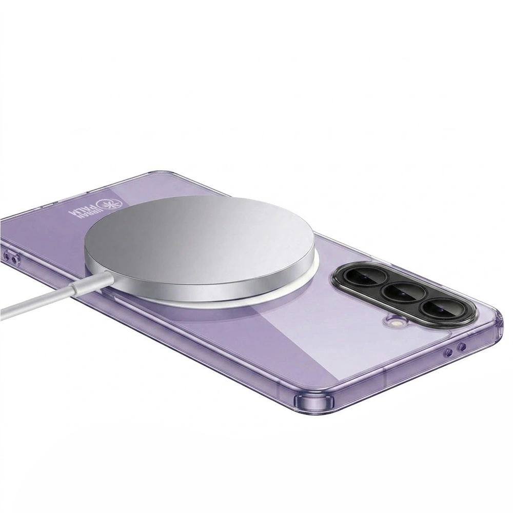 Coque UrbanPalm pour Samsung Galaxy A57 5G, compatible MagSafe, transparente