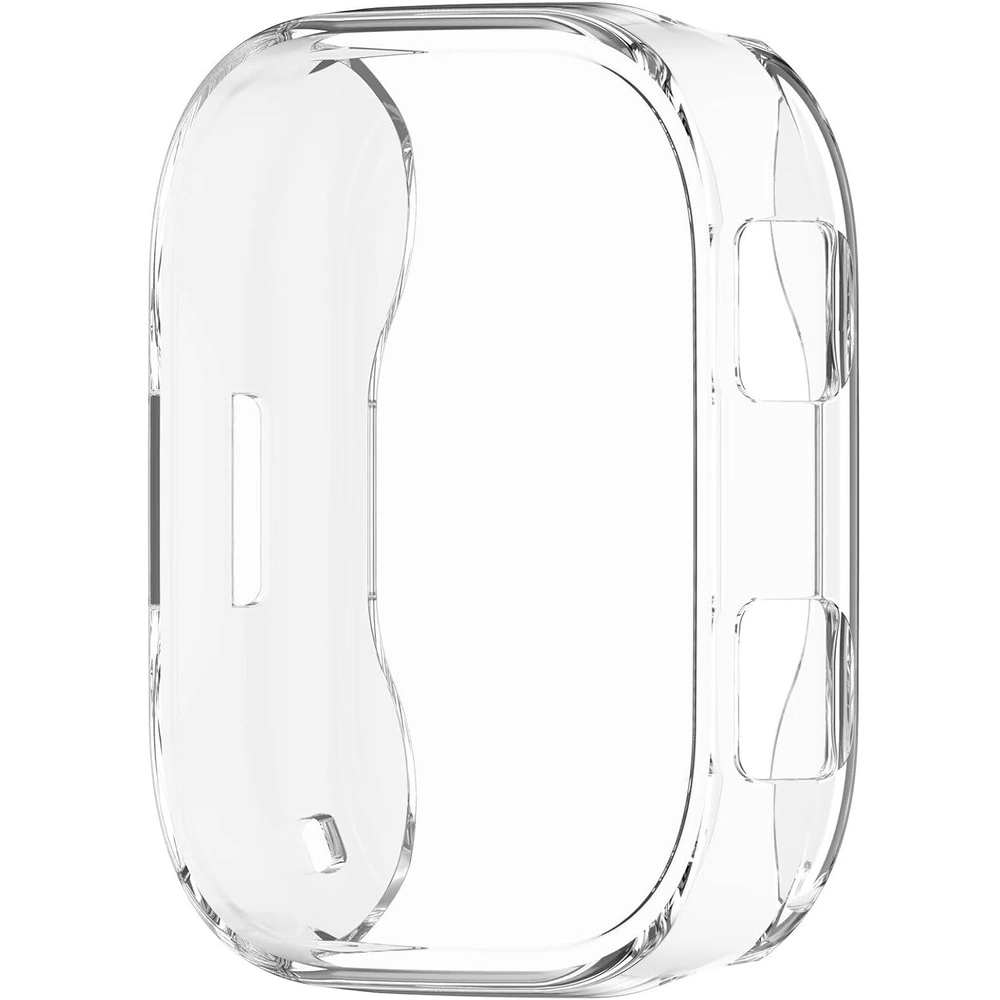 Funda 2 en 1 con protector de pantalla para Amazfit Bip Max, transparente