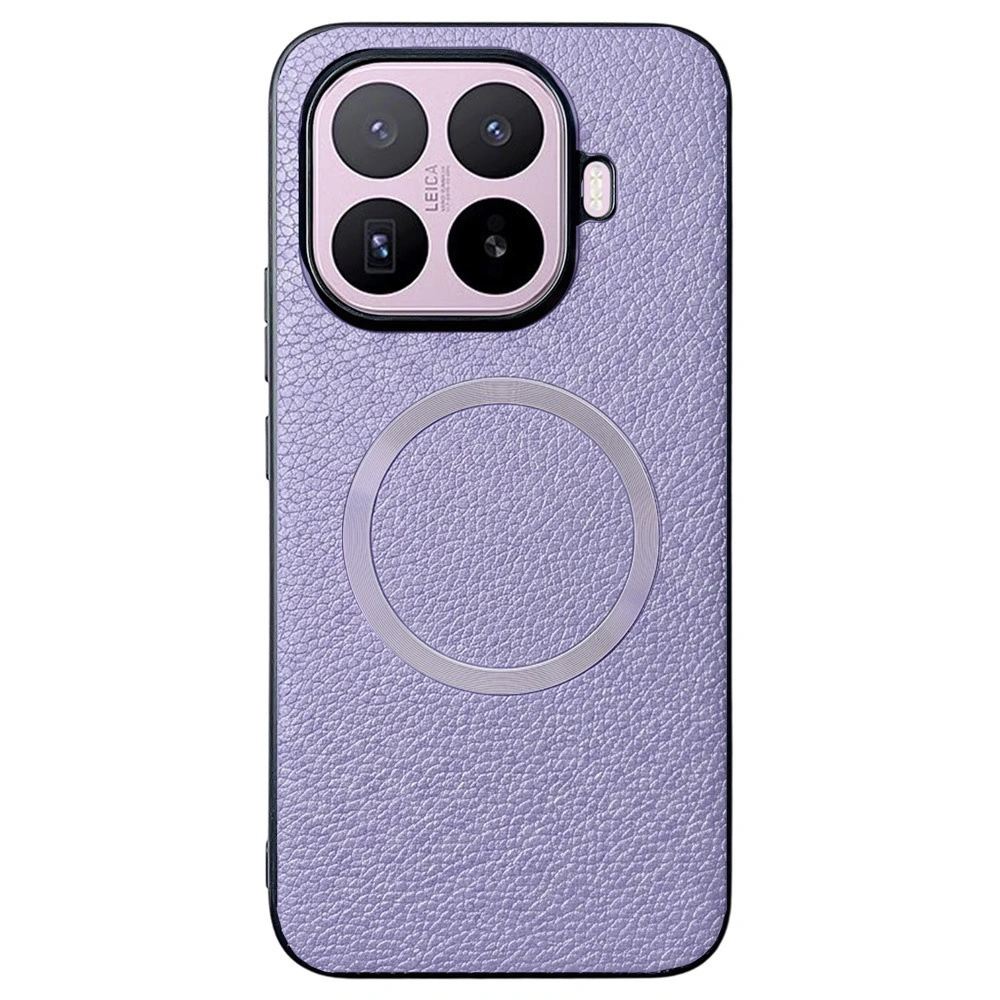 Funda para Xiaomi 17T, cuero híbrido, para MagSafe, morado