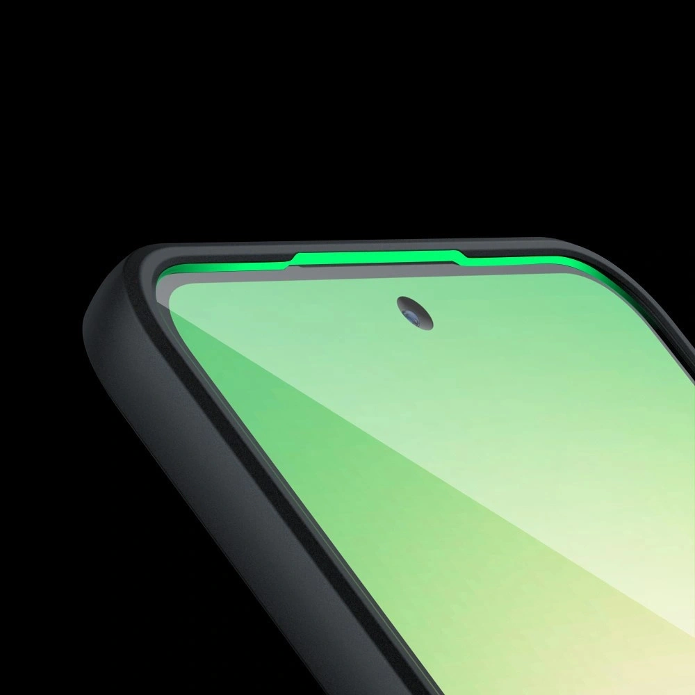 Custodia trasparente per Samsung Galaxy A27 5G, Fusion Hybrid, cornice nera