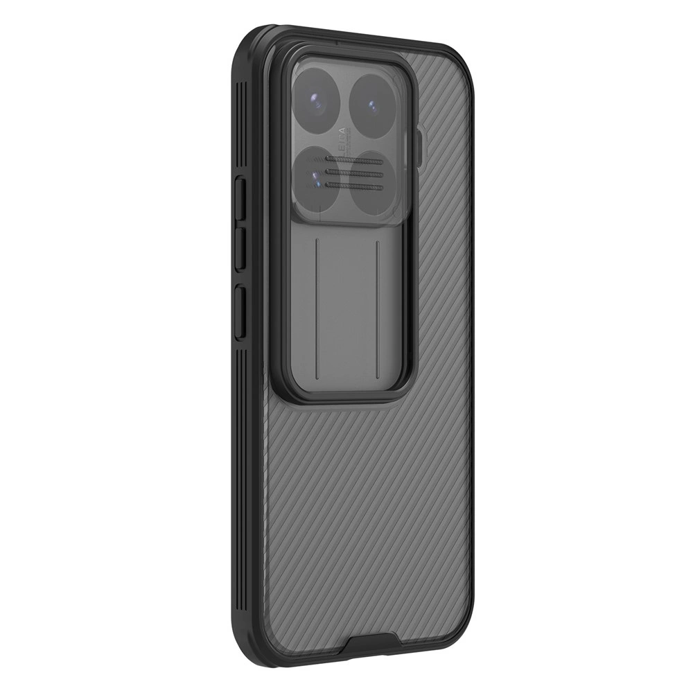 Custodia fumé per Xiaomi 17T, Nillkin Camshield Pro, nera