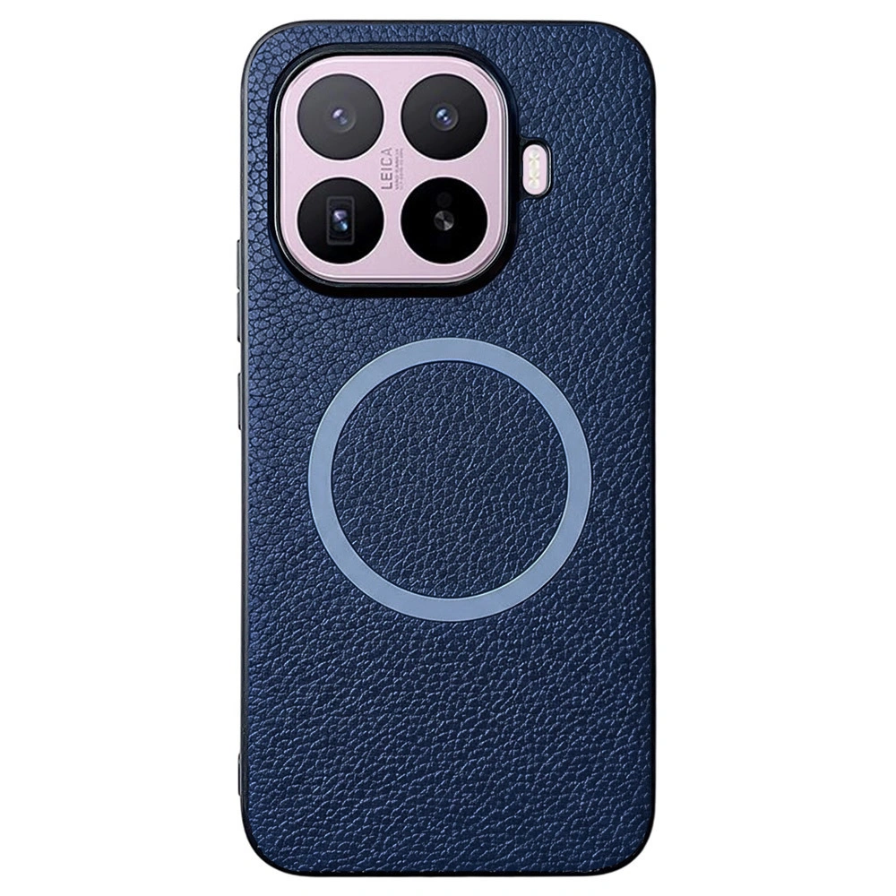 Funda para Xiaomi 17T, cuero híbrido, para MagSafe, azul