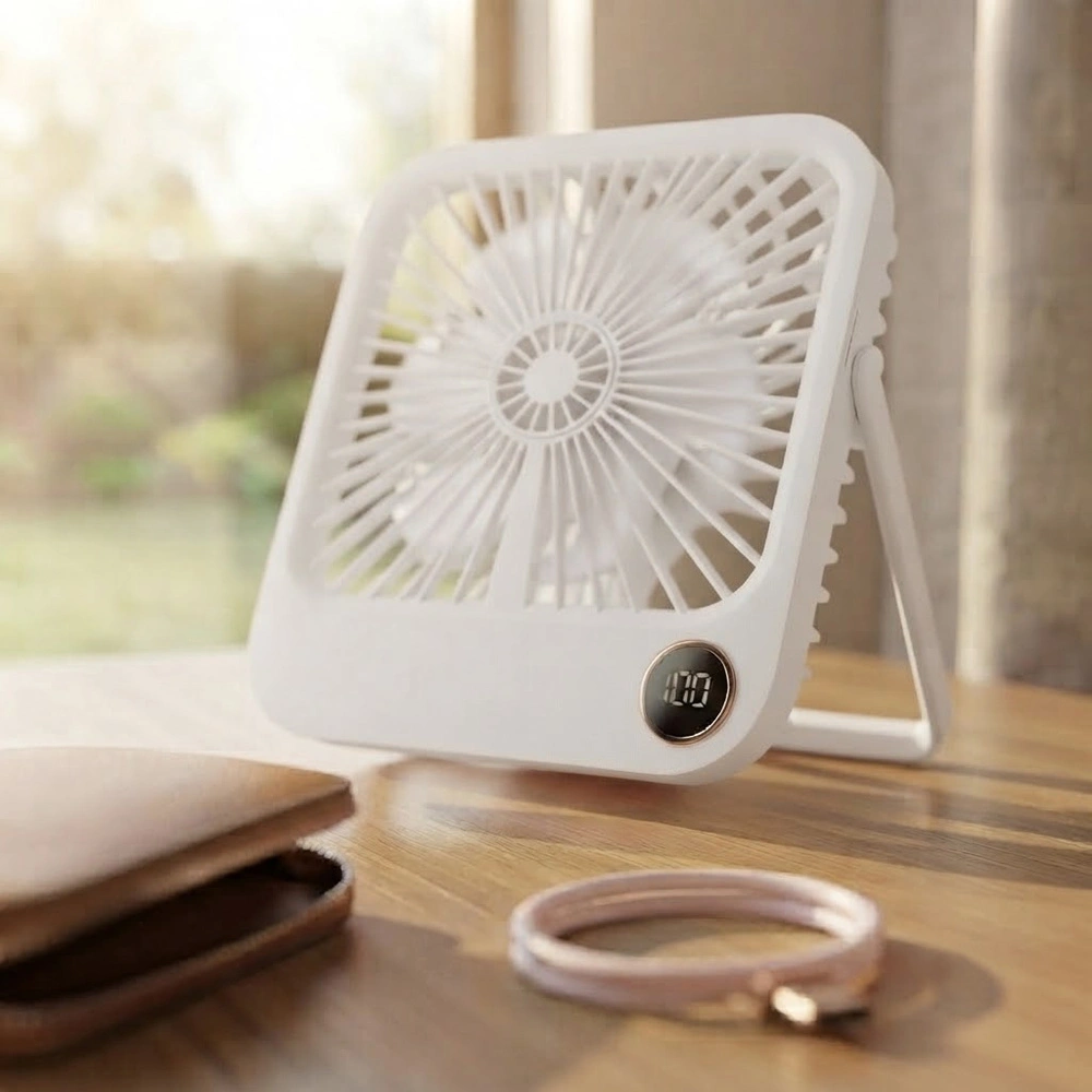 Ventilateur de bureau, W30, avec support réglable, blanc