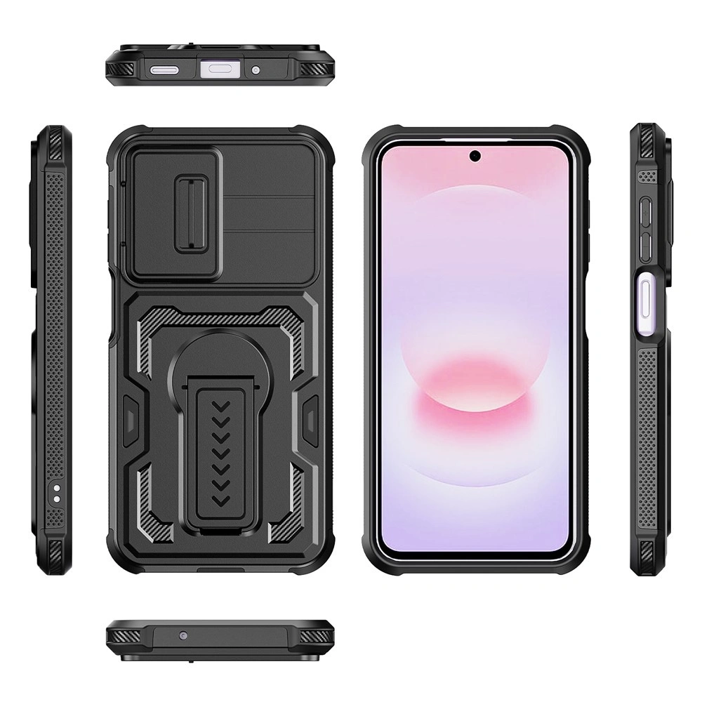 Schutzhülle für Samsung Galaxy A27 5G mit Kameraverschluss, schwarz