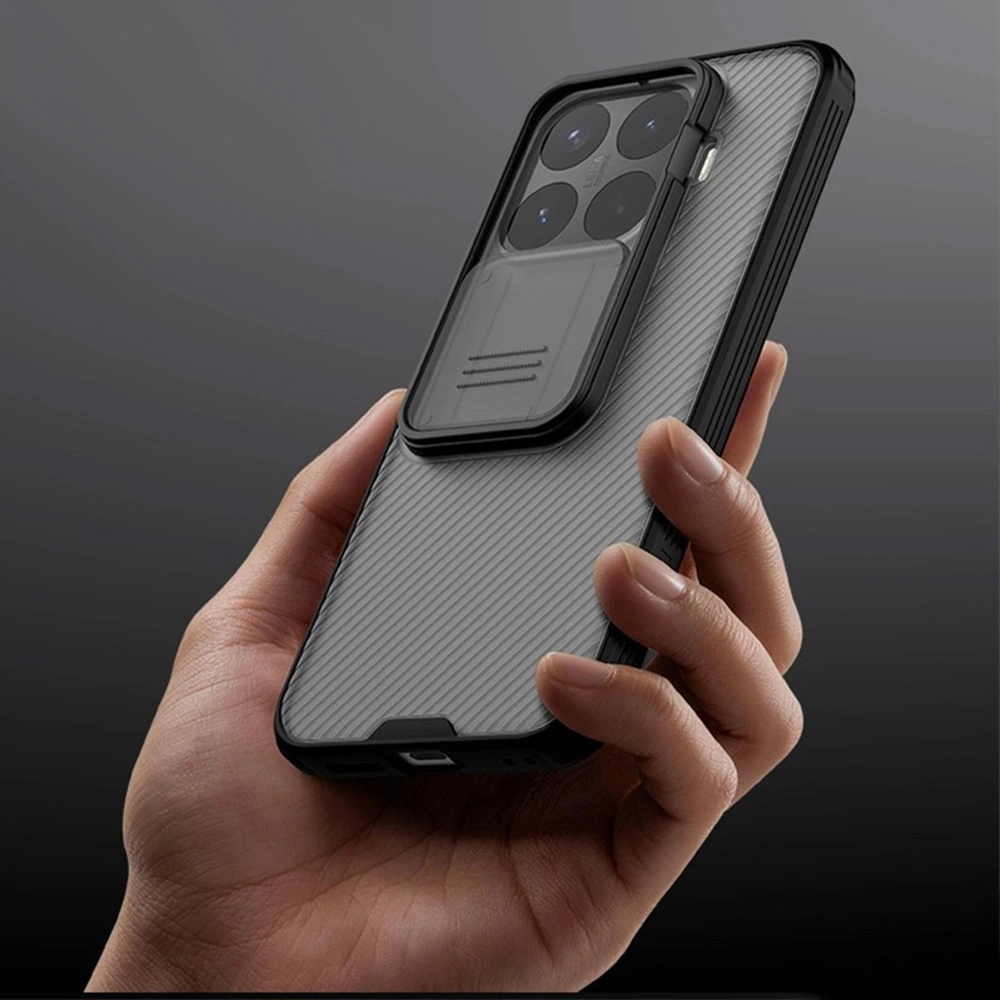 Custodia fumé per Xiaomi 17T, Nillkin Camshield Pro, nera