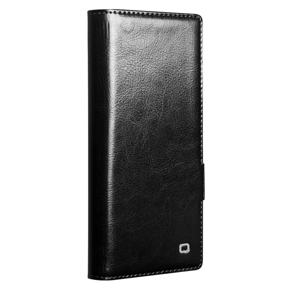 Lederhülle mit Klappe für Samsung Galaxy Z Fold 8 Ultra, qialino, schwarz