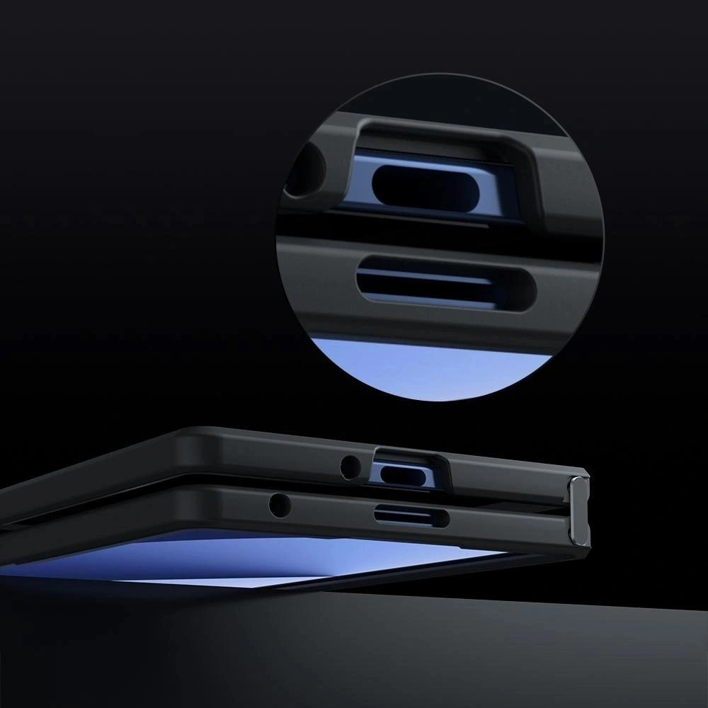 Custodia per Samsung Galaxy Z Fold 8 Ultra, custodia opaca, per MagSafe, nera