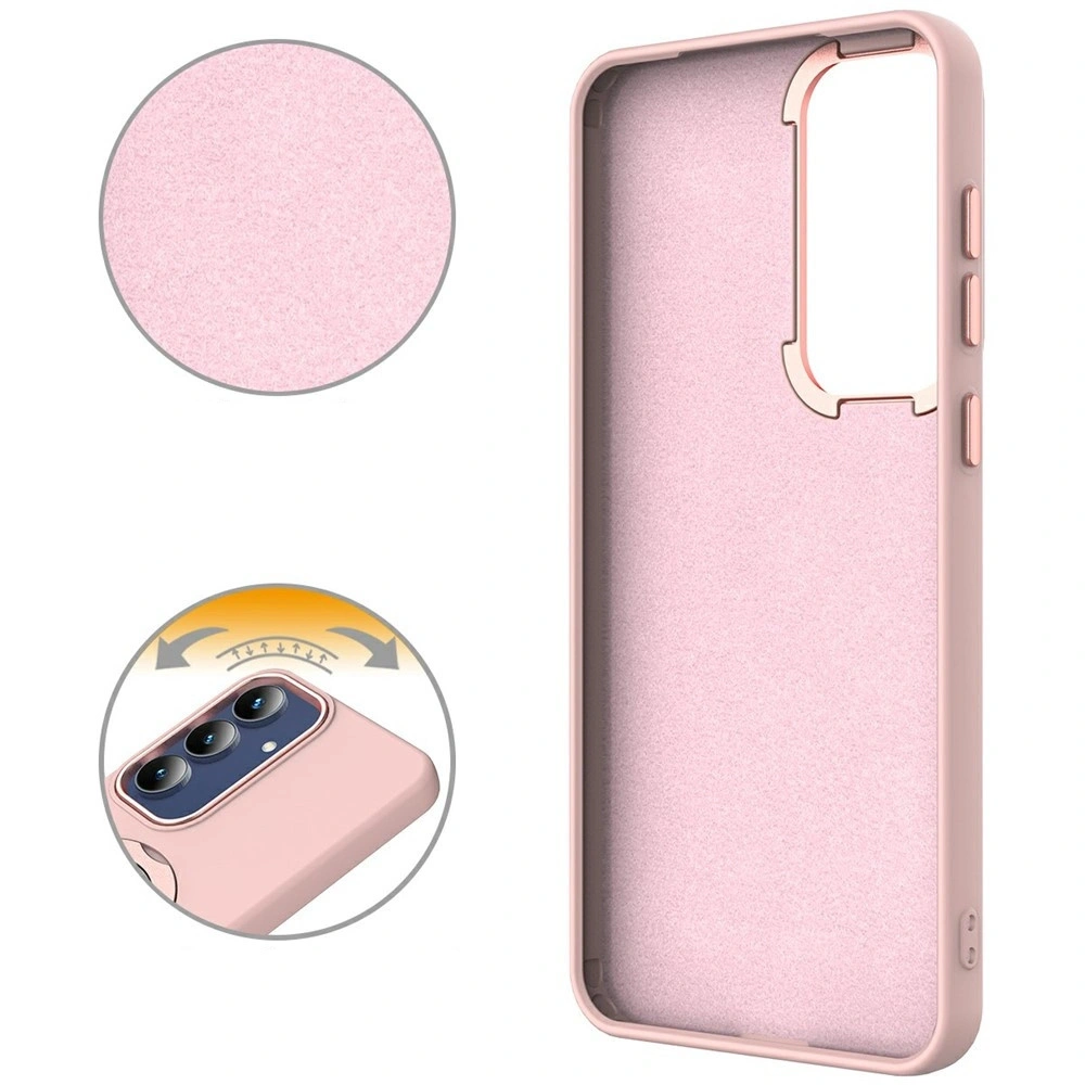 Custodia per Samsung Galaxy A27 5G, con supporto, per MagSafe, rosa