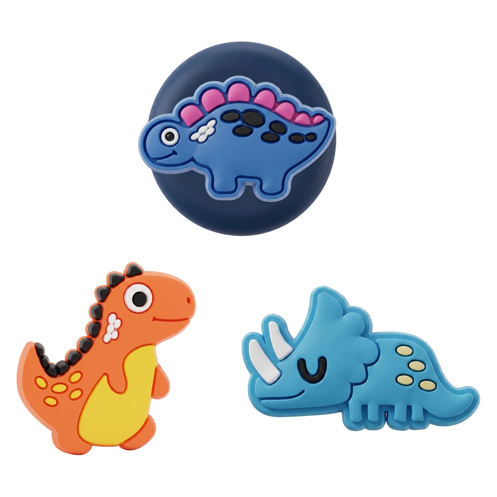 Juego de 3 fundas para Apple AirTag 2 / 1, con motivo de dinosaurio, multicolor