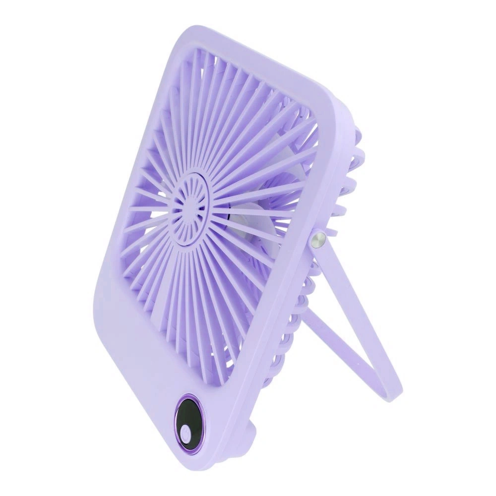 Ventilador de escritorio, W30, con soporte ajustable, morado