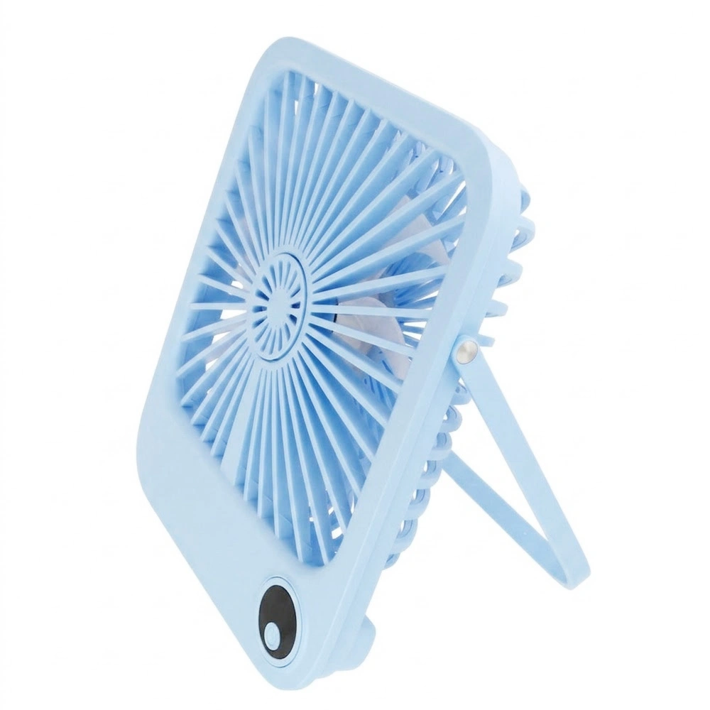 Ventilador de escritorio, W30, con soporte ajustable, azul