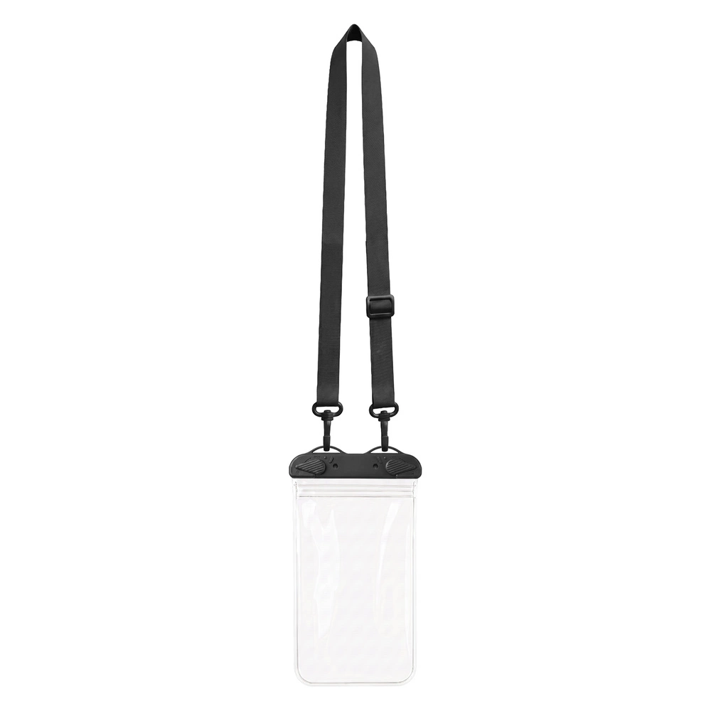 Funda impermeable para teléfono IPX8, universal, arcoíris, negro