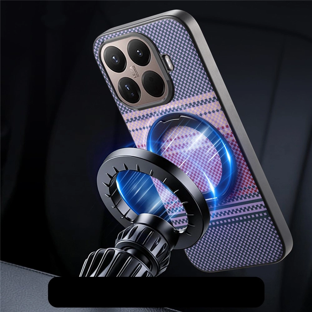 Funda para Xiaomi 17T, soporte giratorio, para MagSafe, con soporte, morado