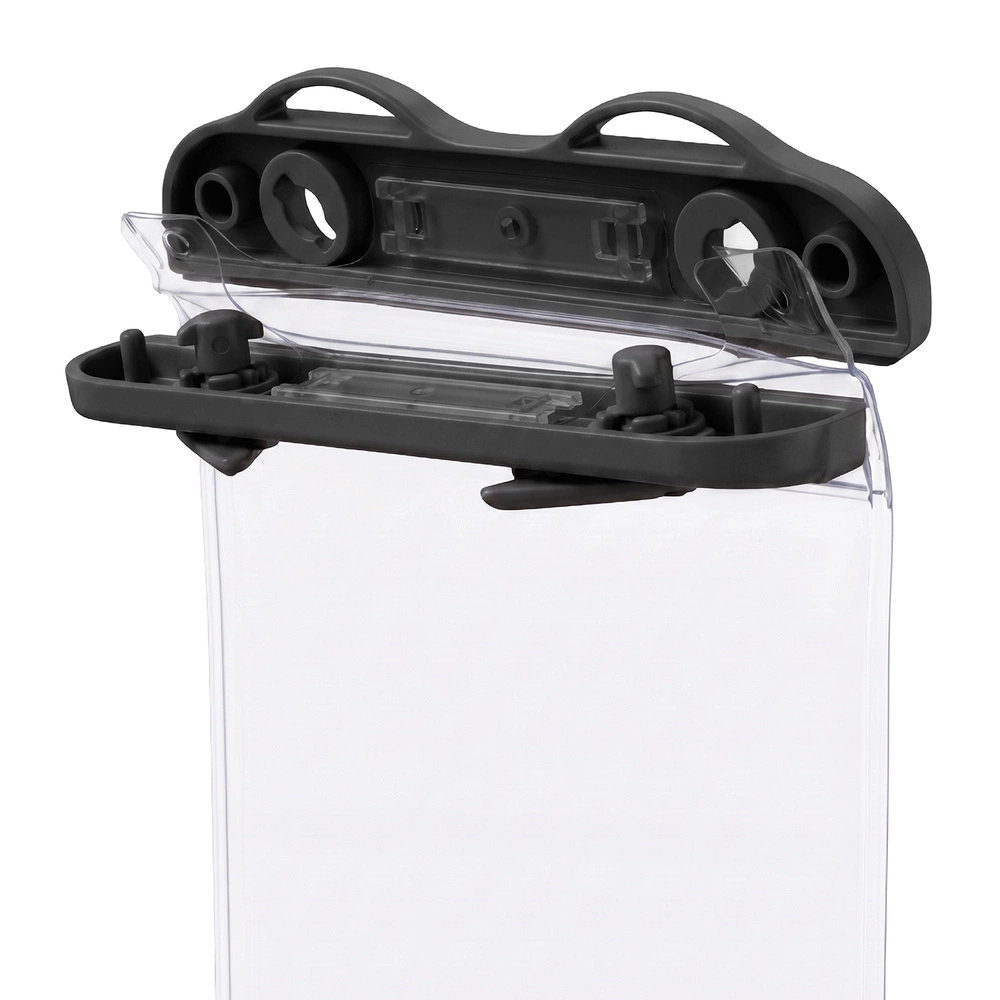 Funda impermeable IPX8 para teléfono, universal, arcoíris, negro