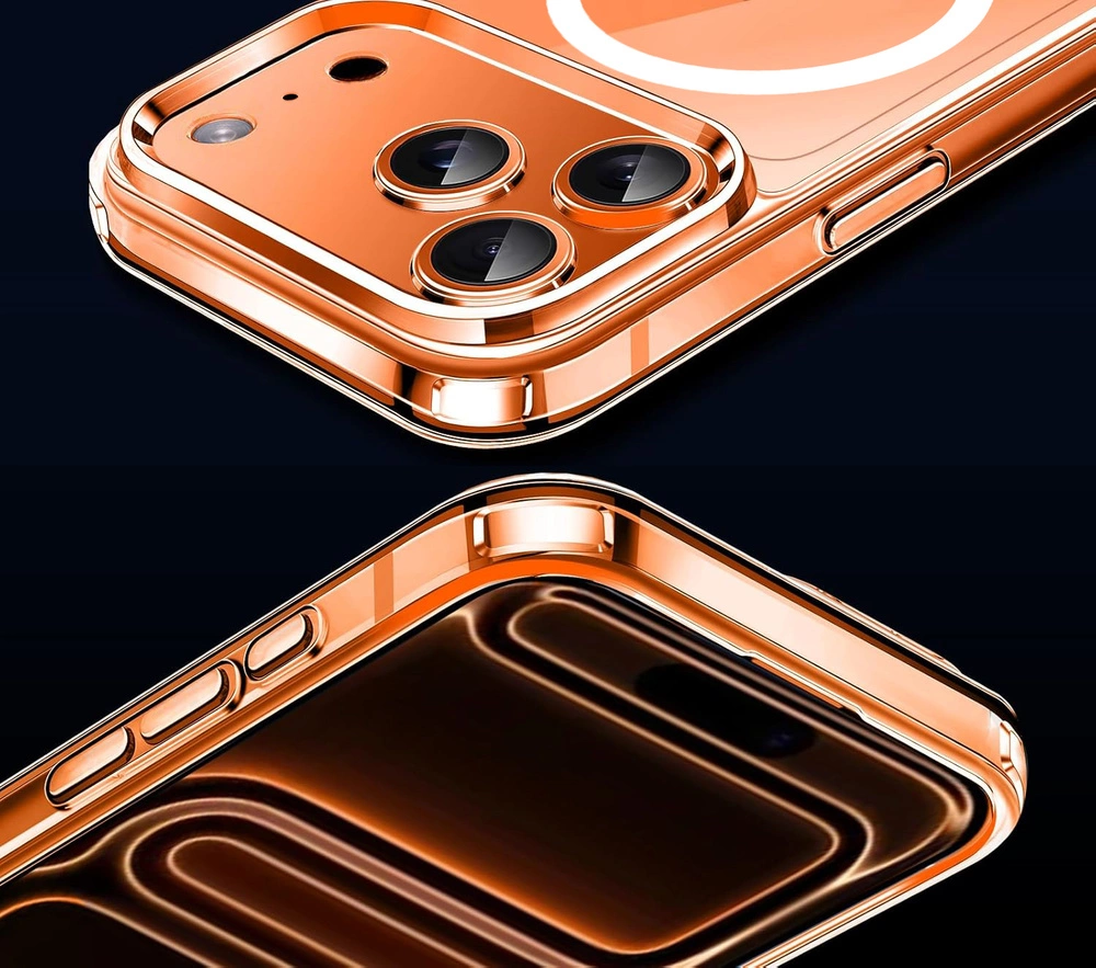 UrbanPalm Hülle für iPhone 17 Pro Max, für MagSafe, Transparent
