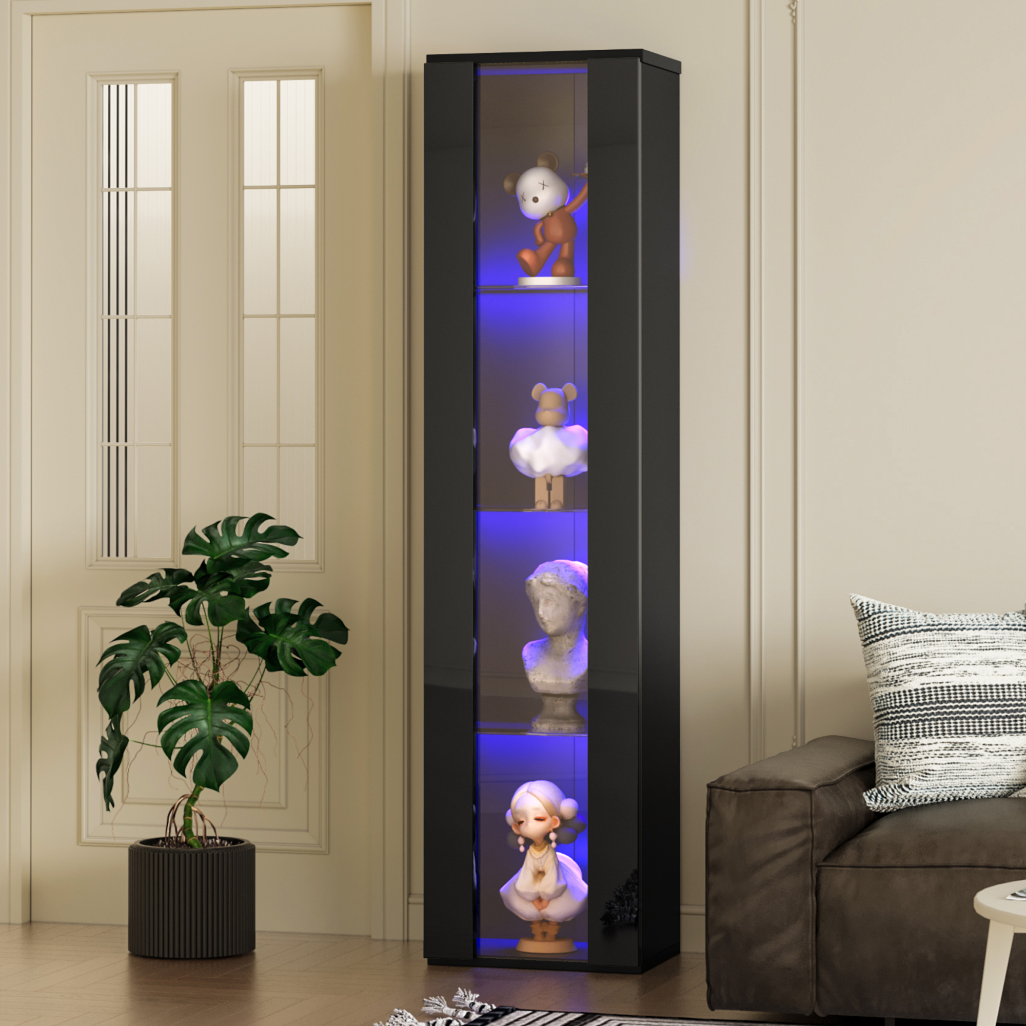 Détail du vitrine