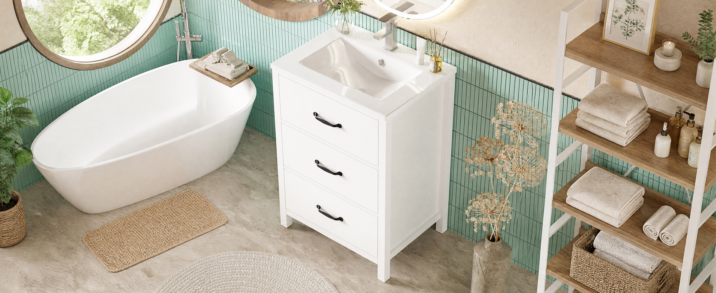 Design blanc et noir élégant