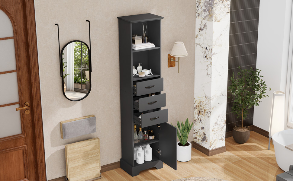 Espace de rangement ouvert