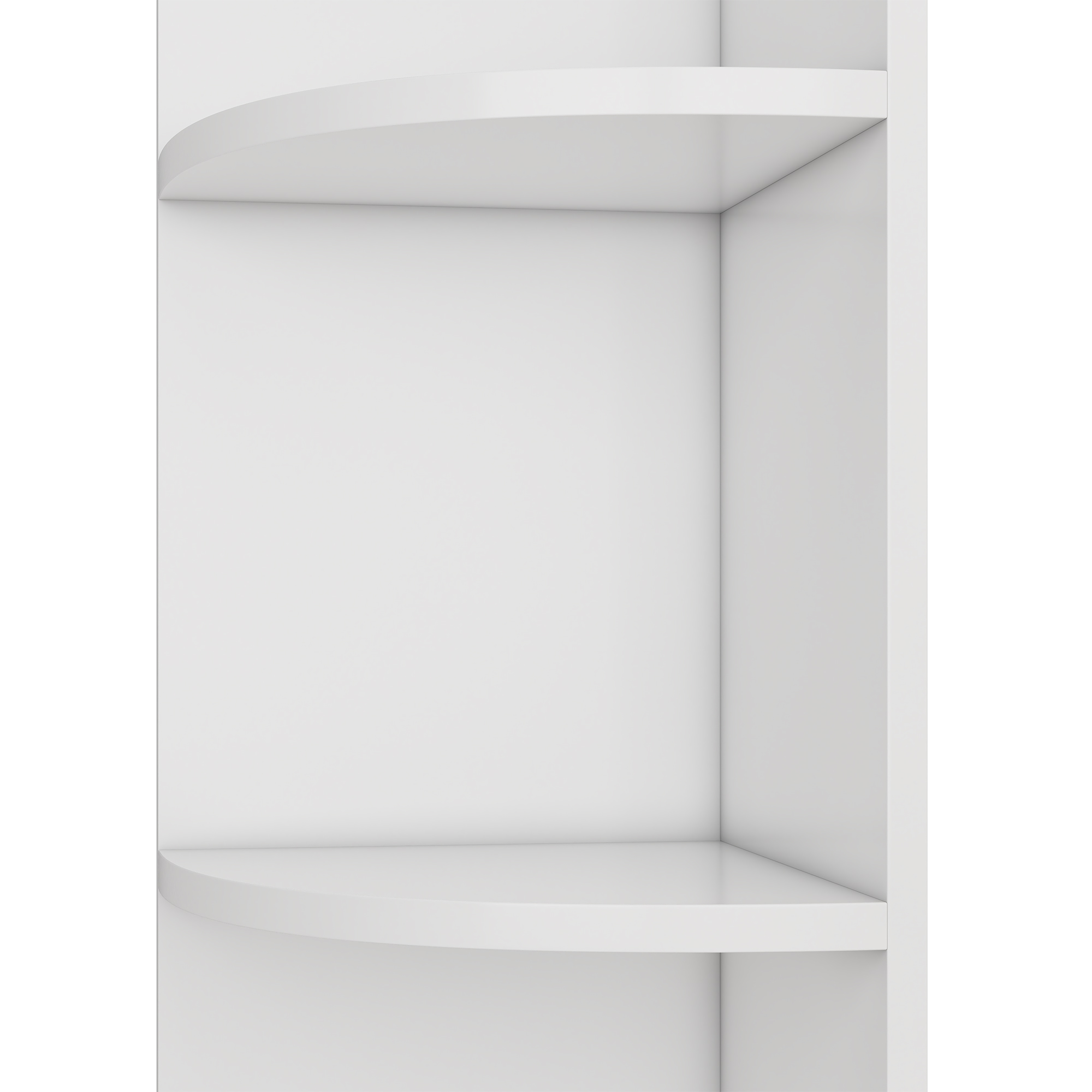 Bibliothèque, 42 x 30 x 180 cm, MDF, blanc - vue 3