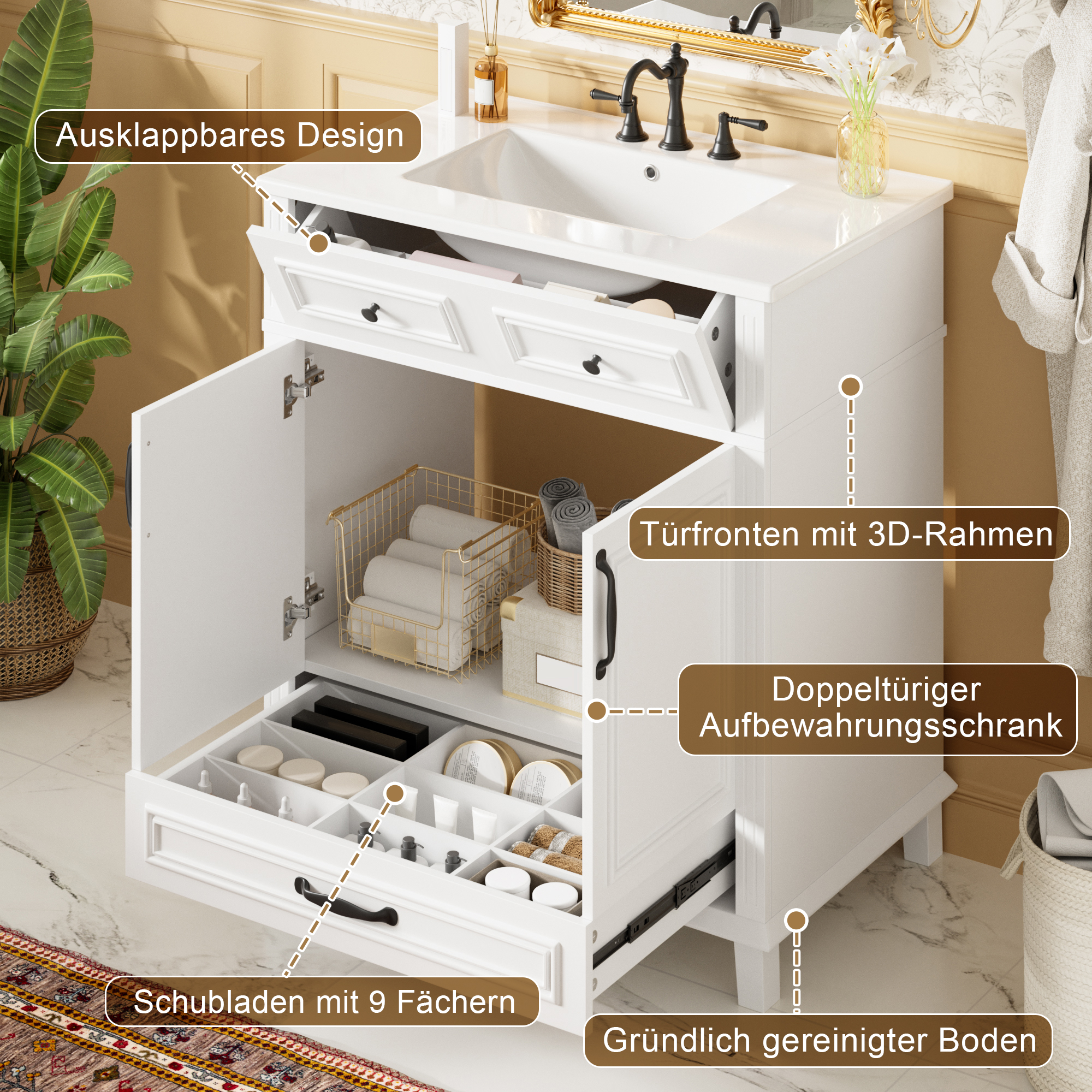 Structure MDF robuste et stable