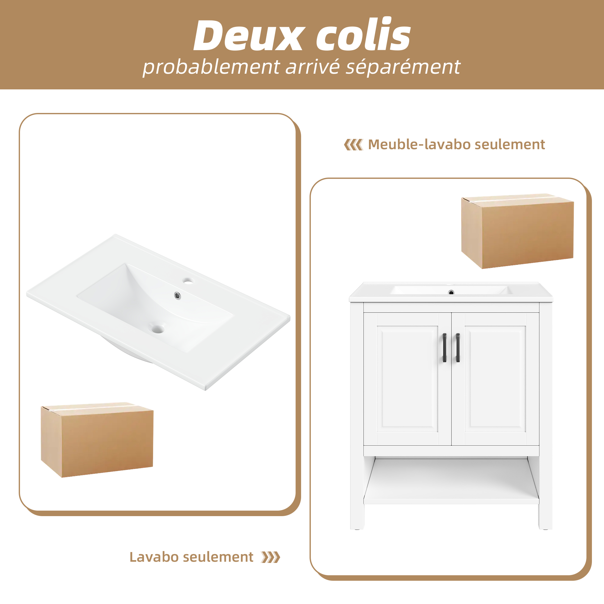 Détail du meuble vasque