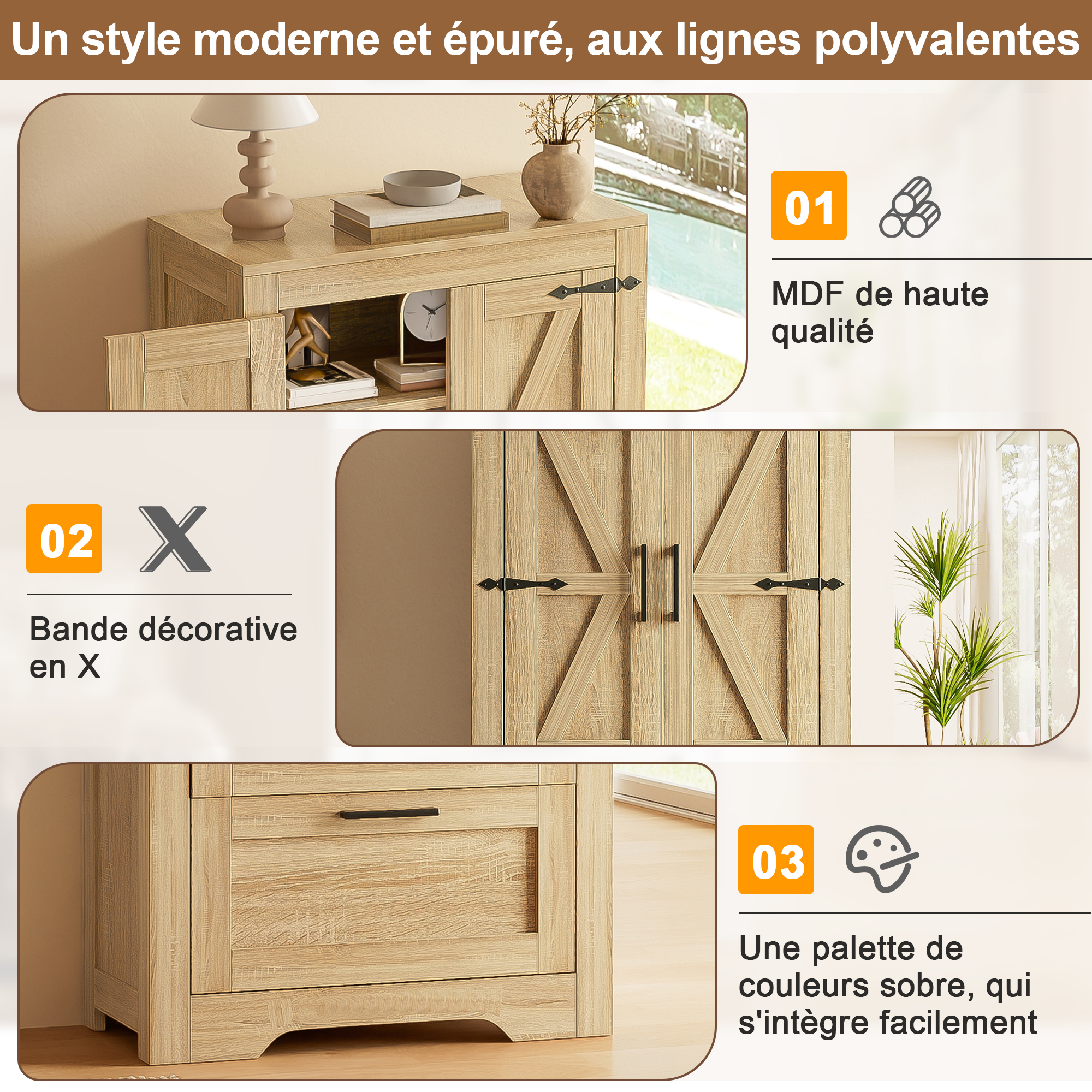 Détail du buffet
