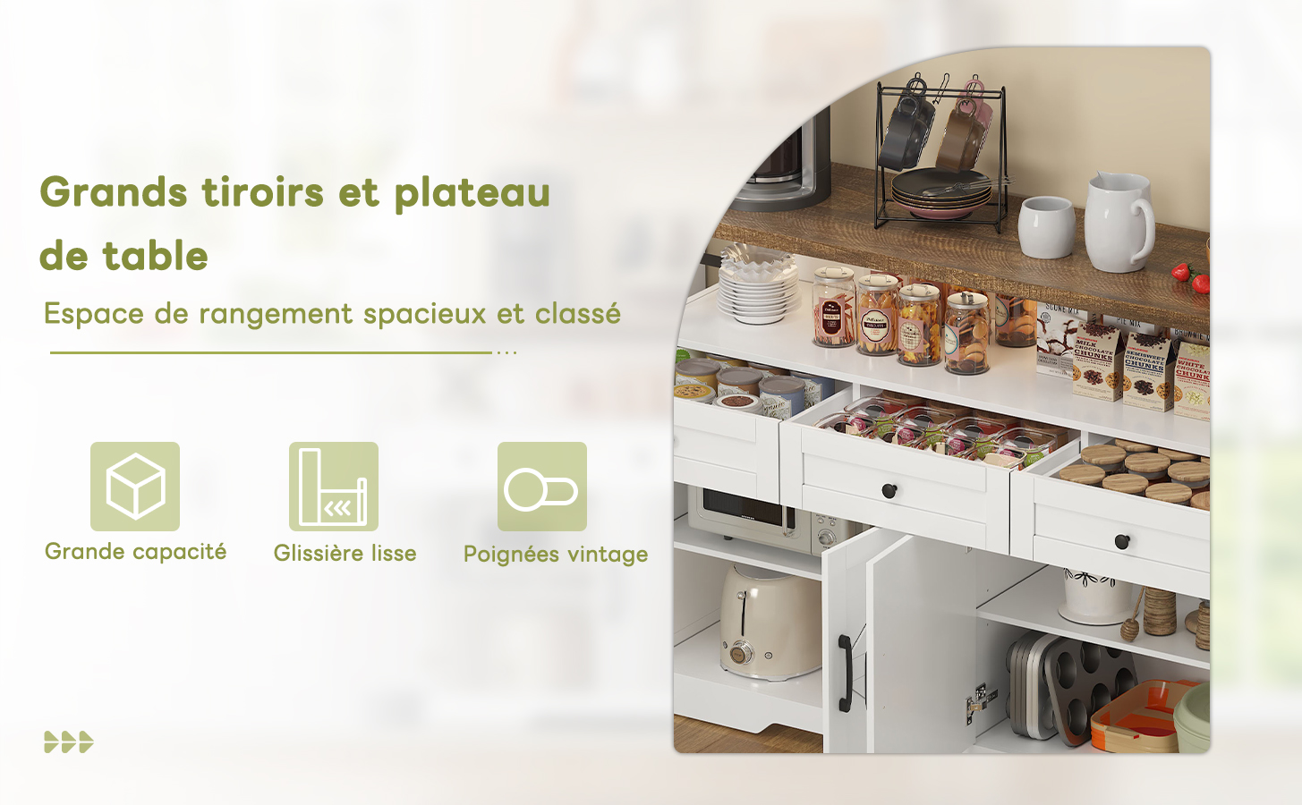 Présentation du buffet