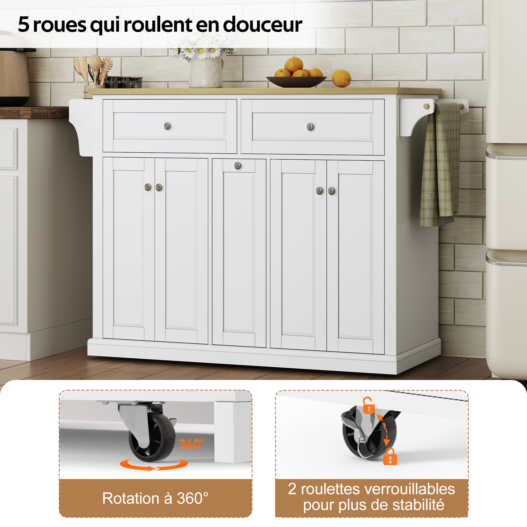 Présentation du îlot de cuisine