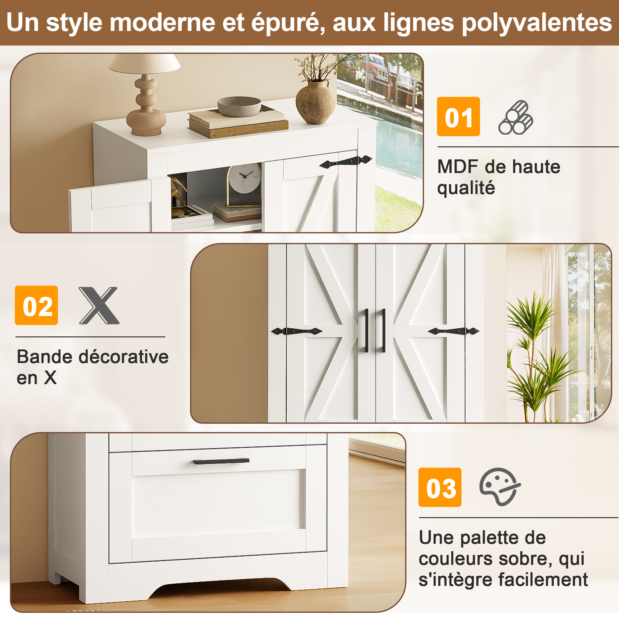 Détail du buffet