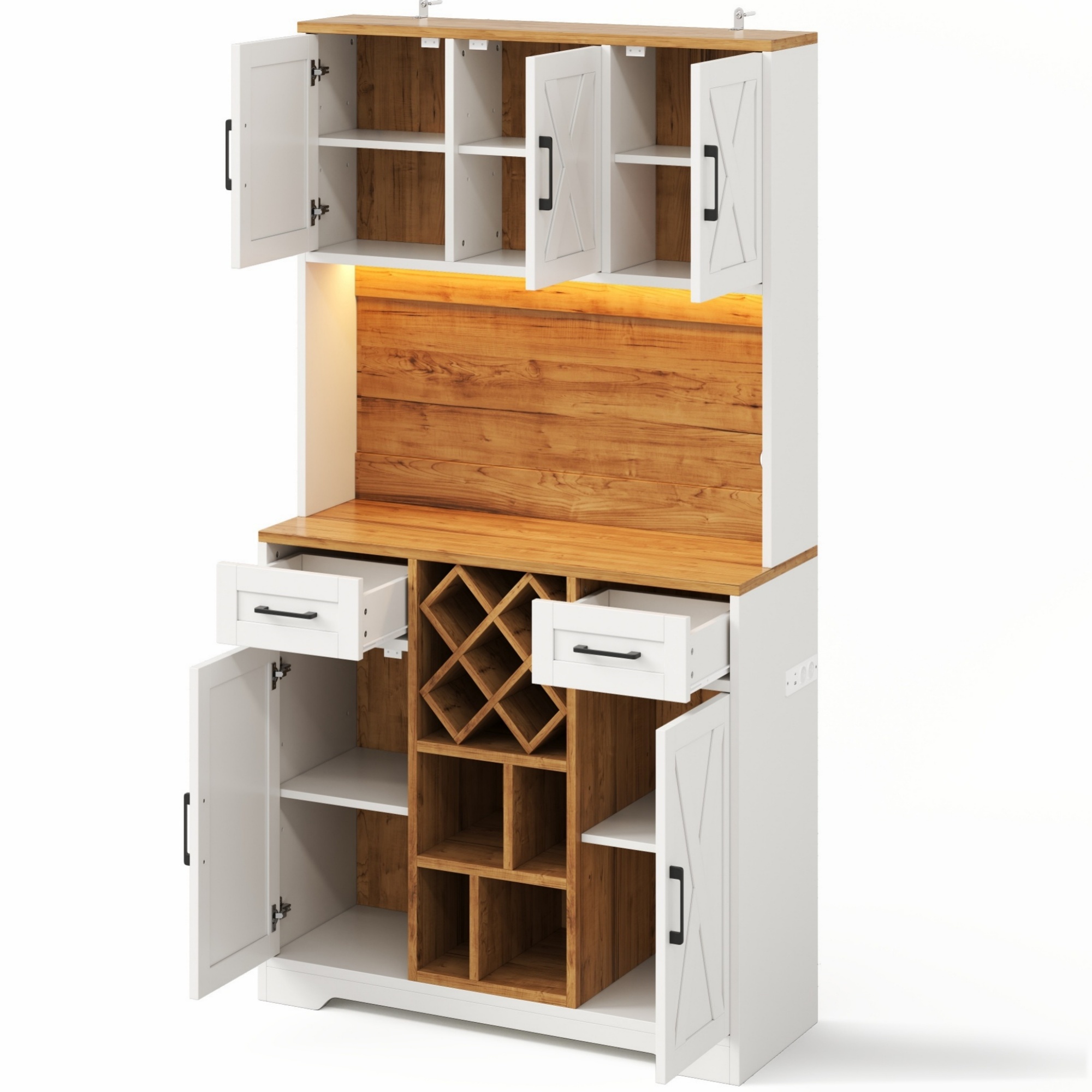 Buffet haut de cuisine Marron, vue 1