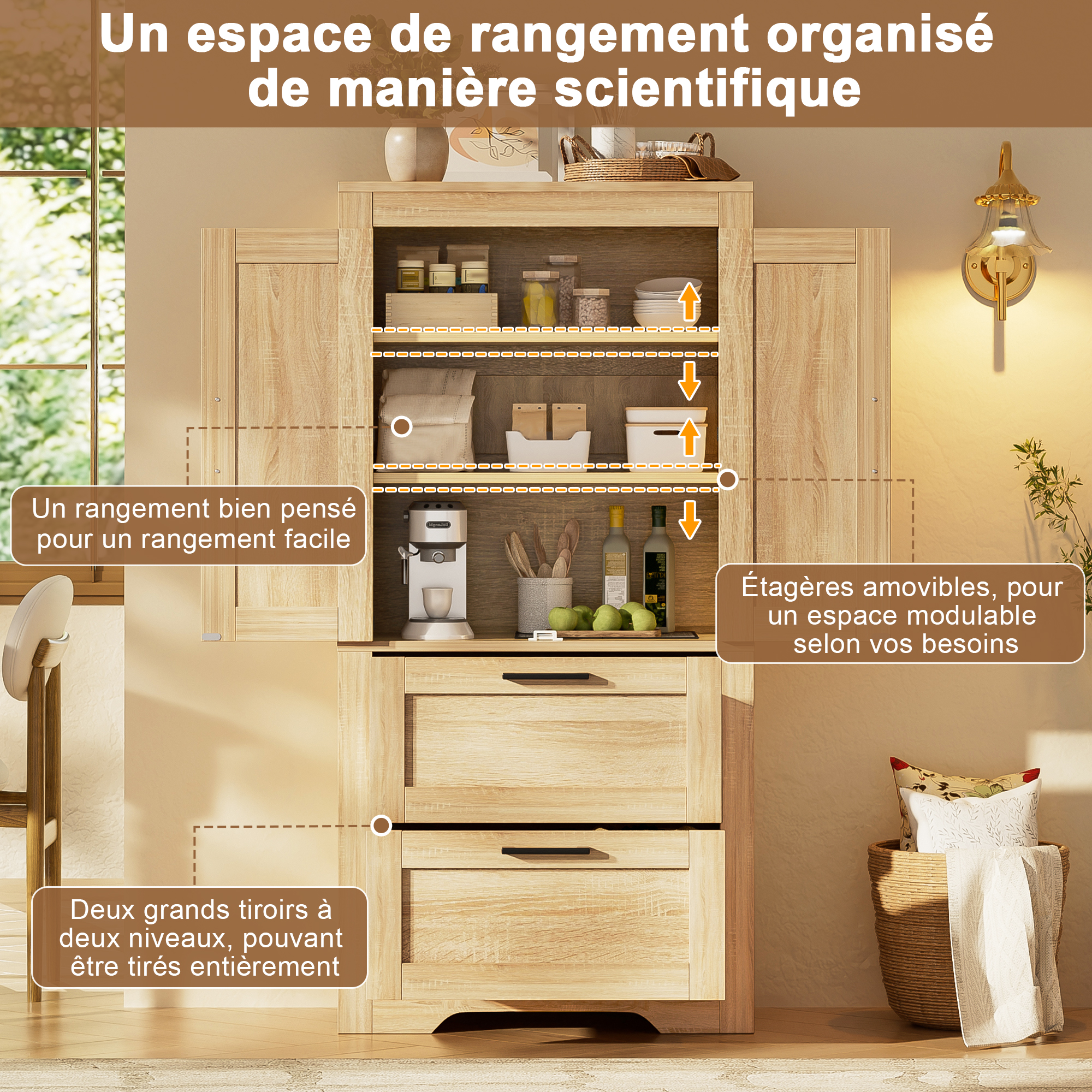 Détail du buffet