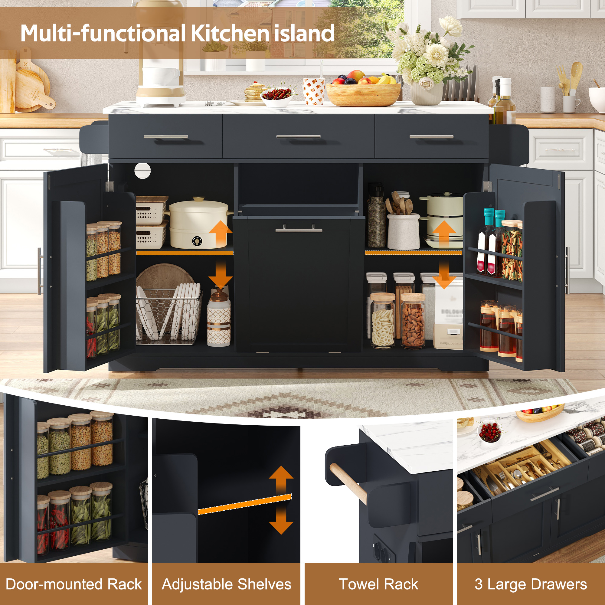 Présentation du îlot de cuisine