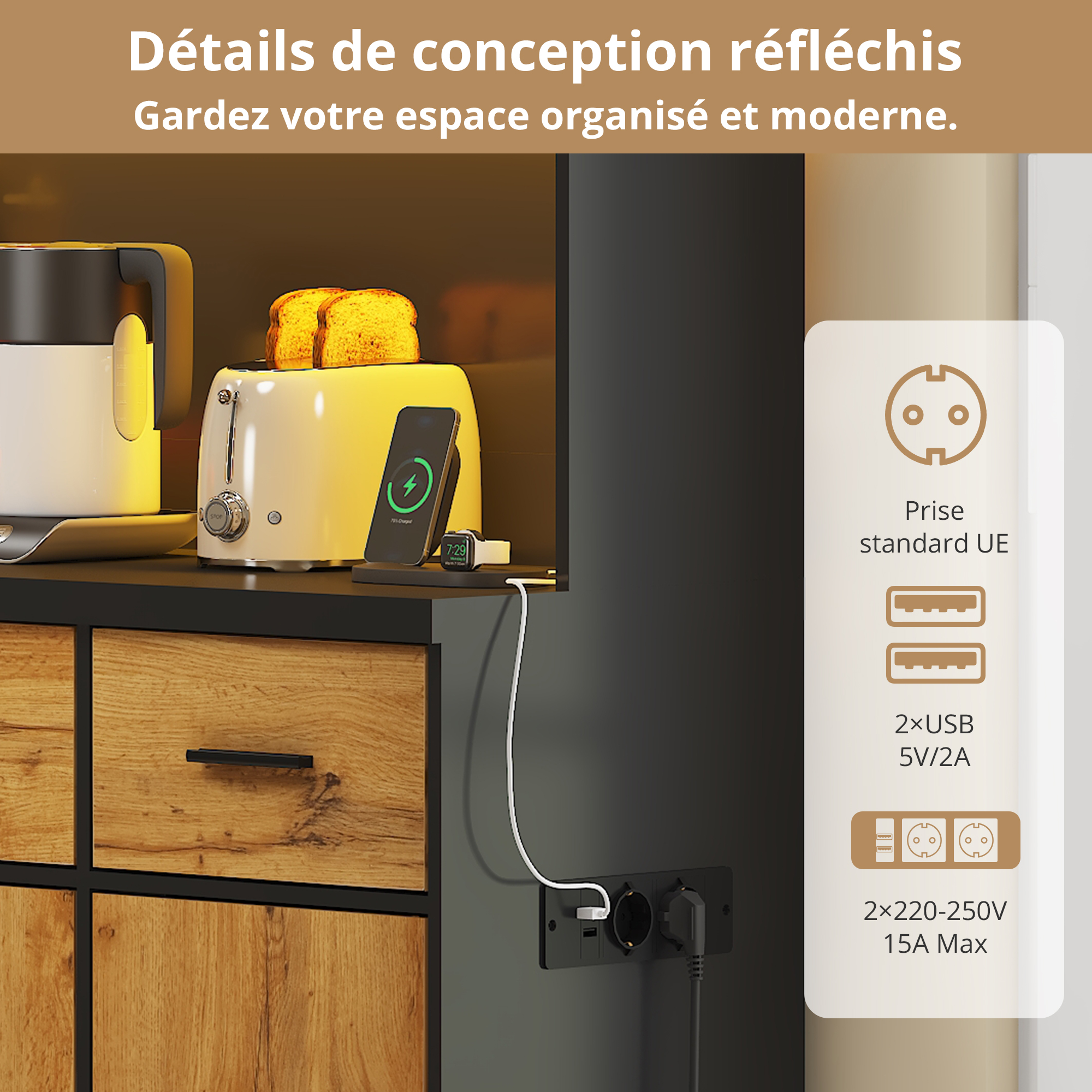 Présentation du buffet