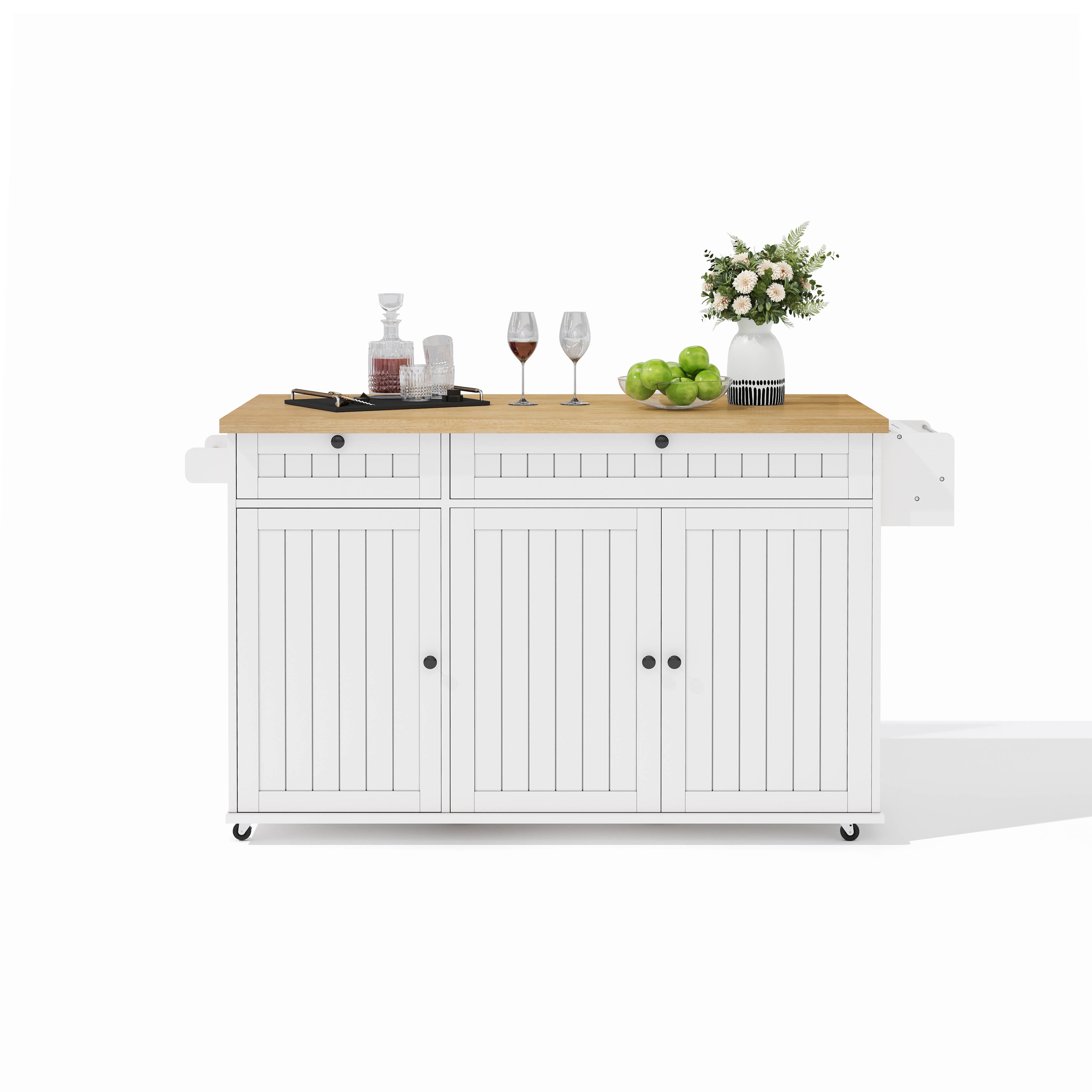 Chariot de cuisine multifonction 137x70x89,5 cm en - image 10