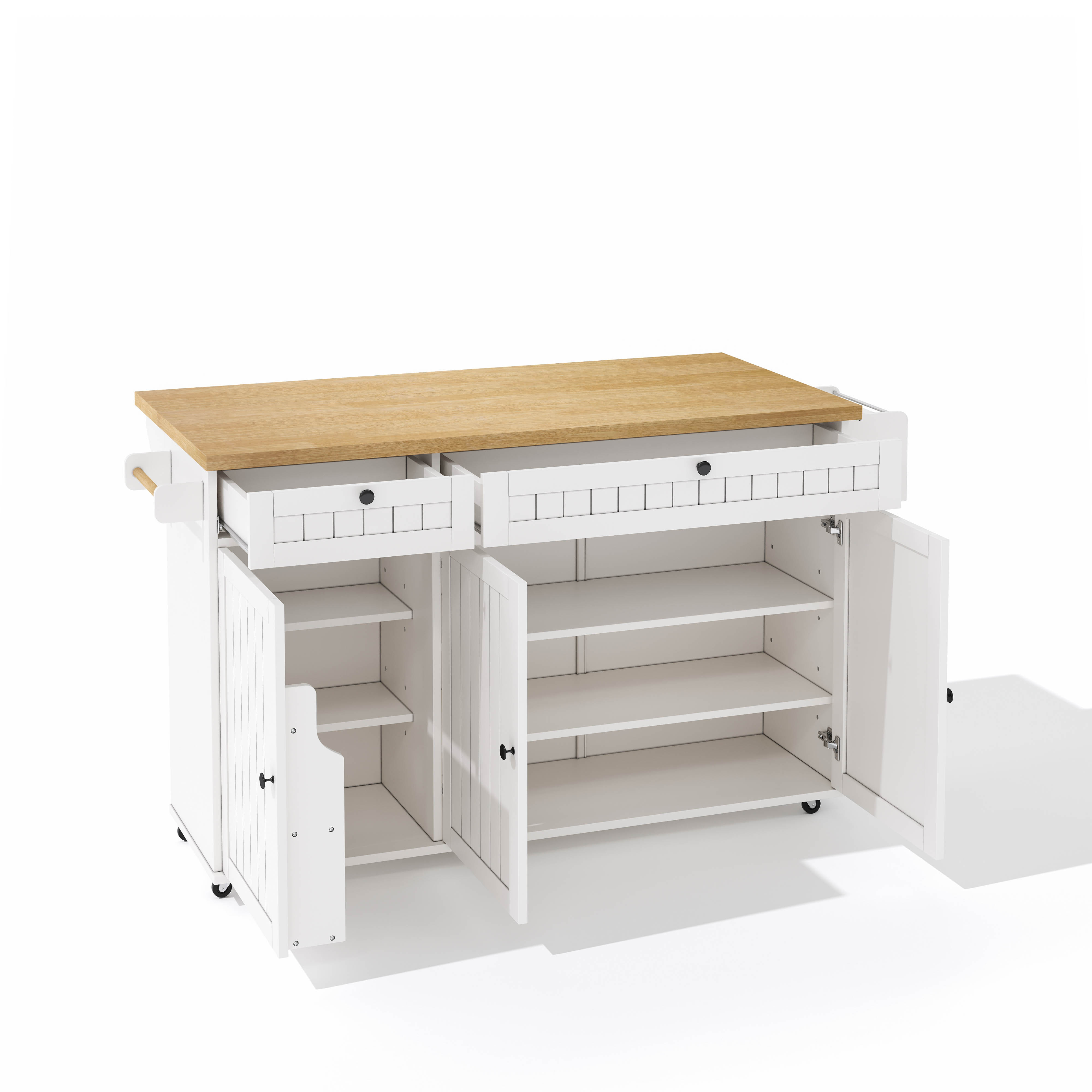 Chariot de cuisine multifonction 137x70x89,5 cm en - image 16