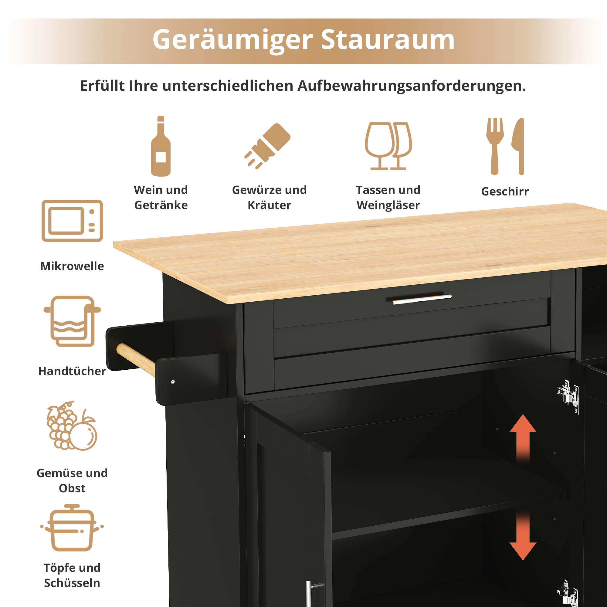 Concept innovant d'espace von rangement