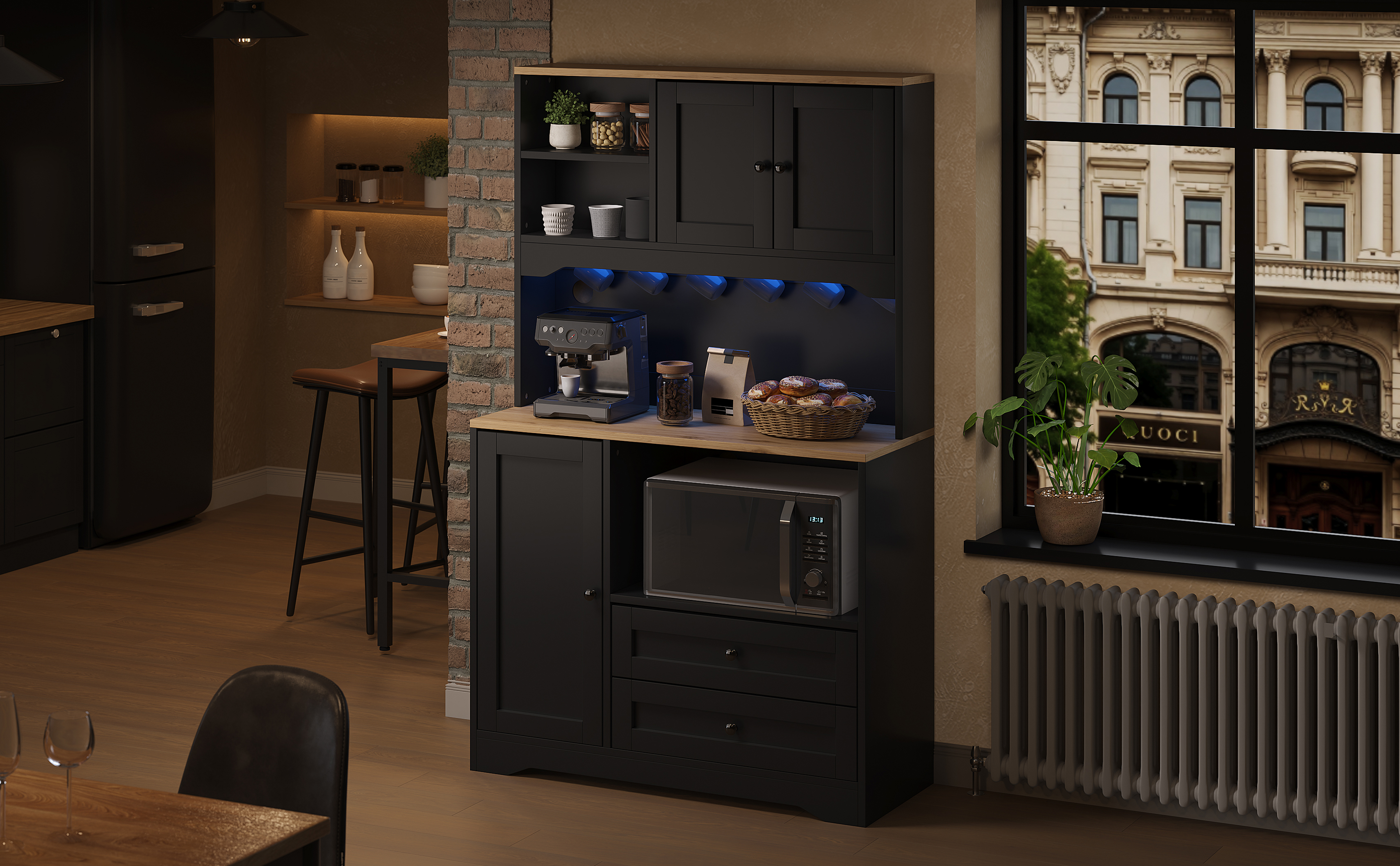 Détail du buffet