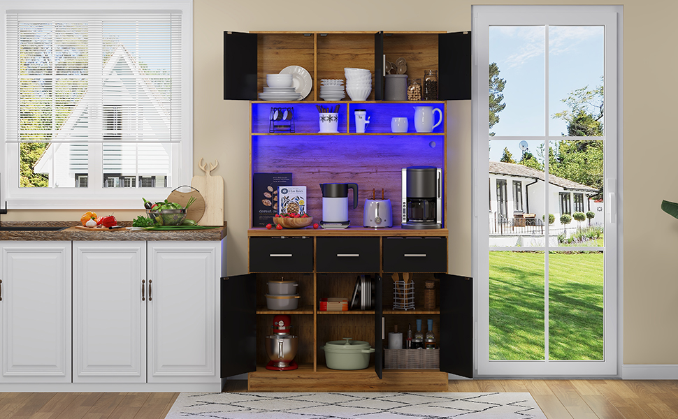 Buffet multifonction 100 x 40 x 180 cm avec éclair - image 16