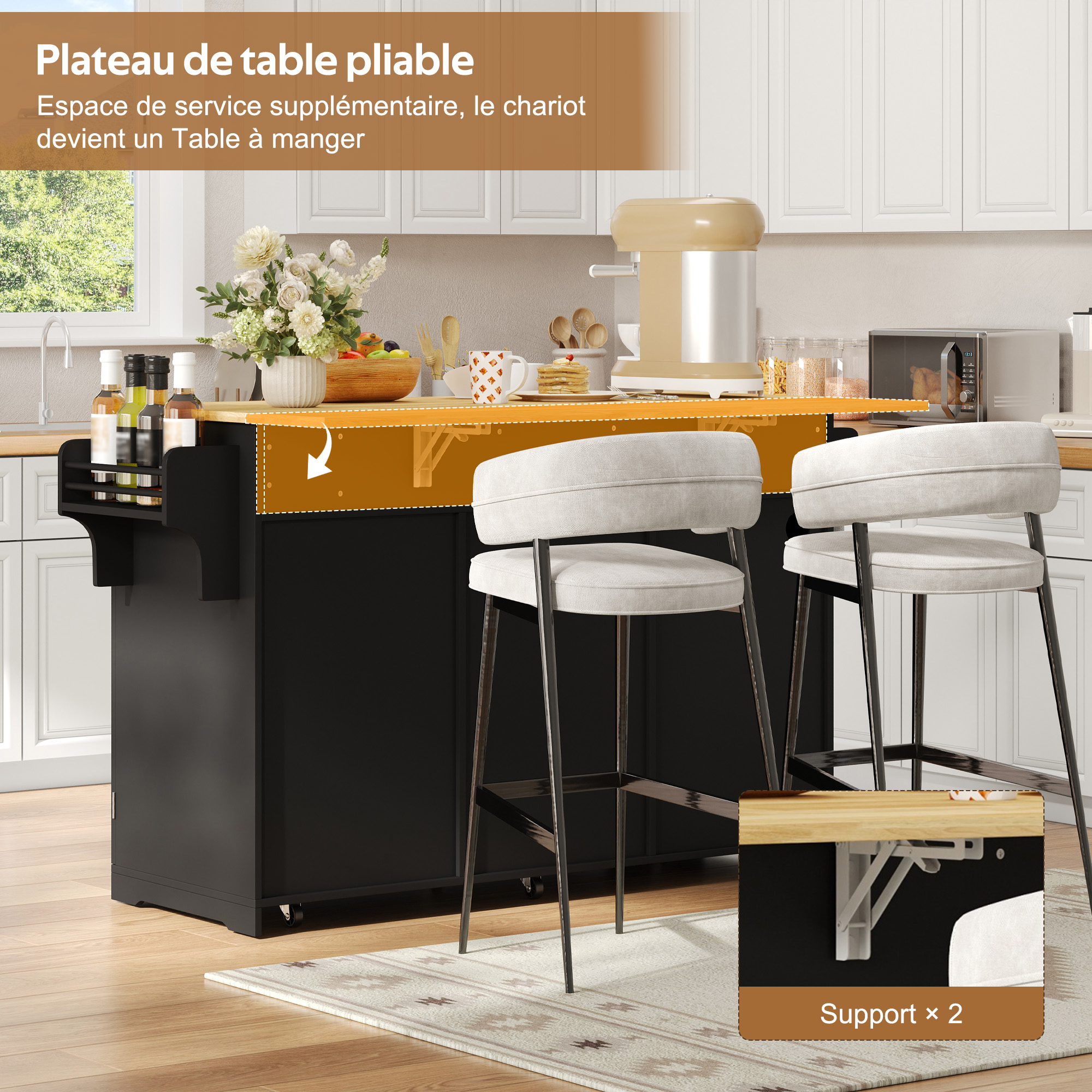 Présentation du îlot de cuisine
