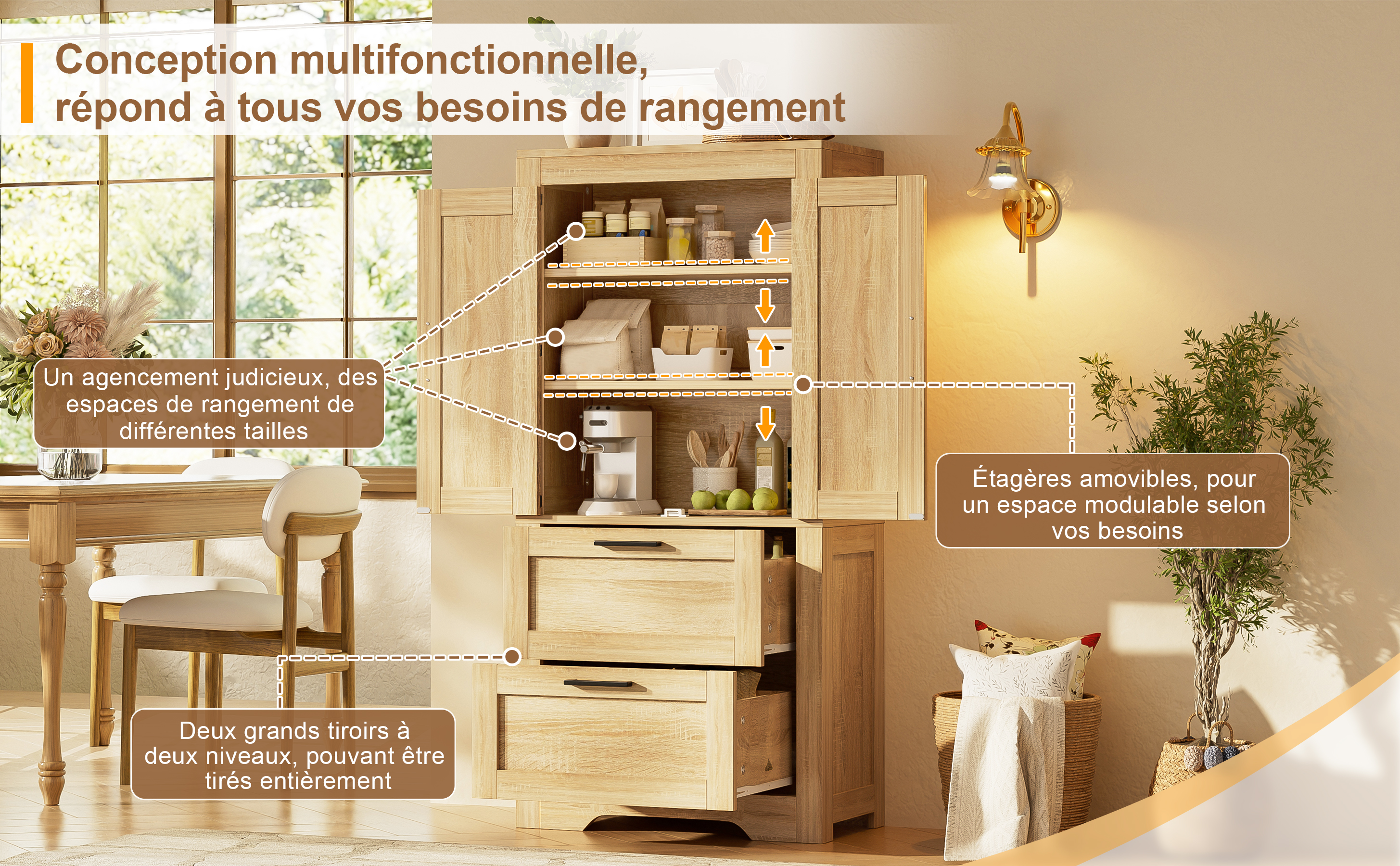 Présentation du buffet