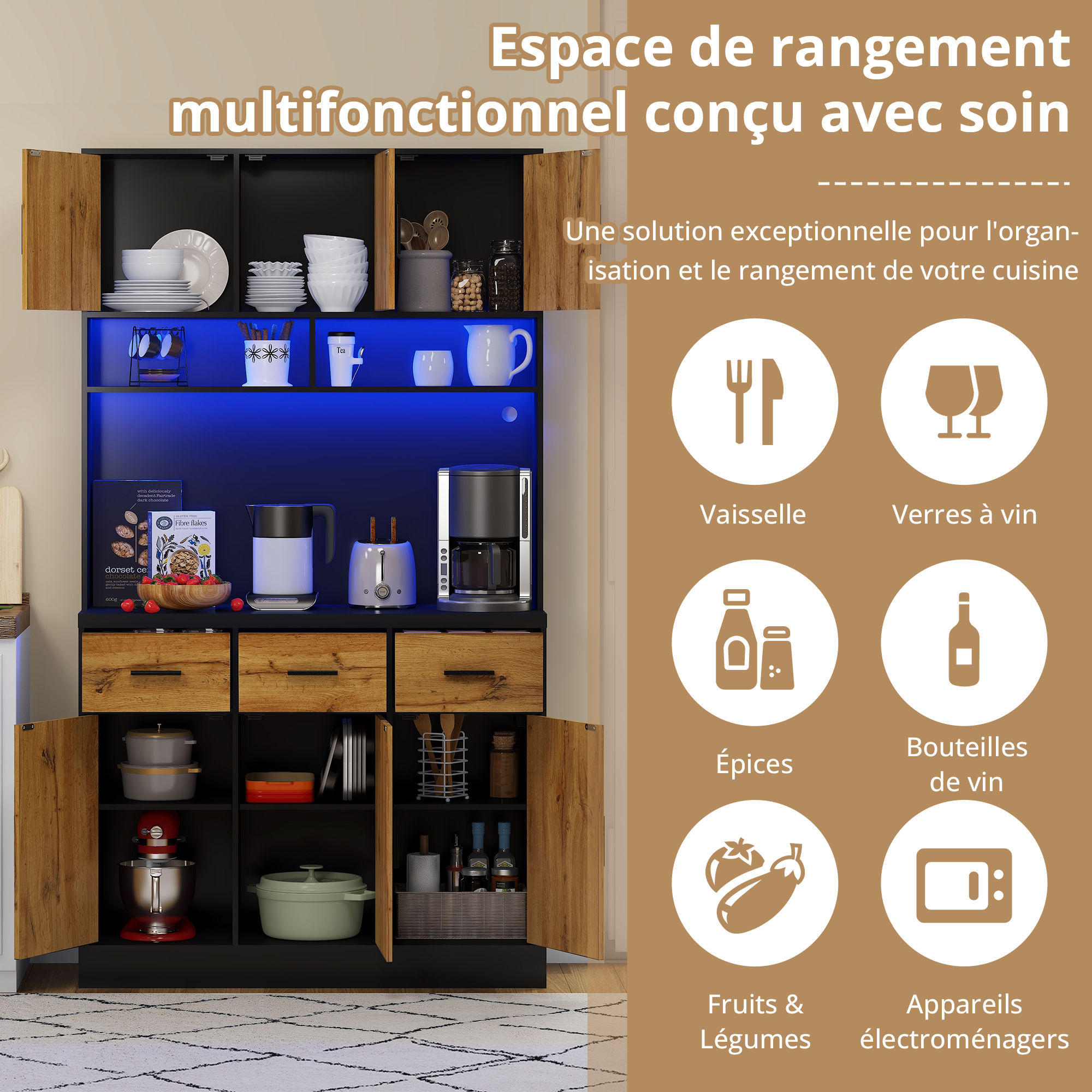 Présentation du buffet