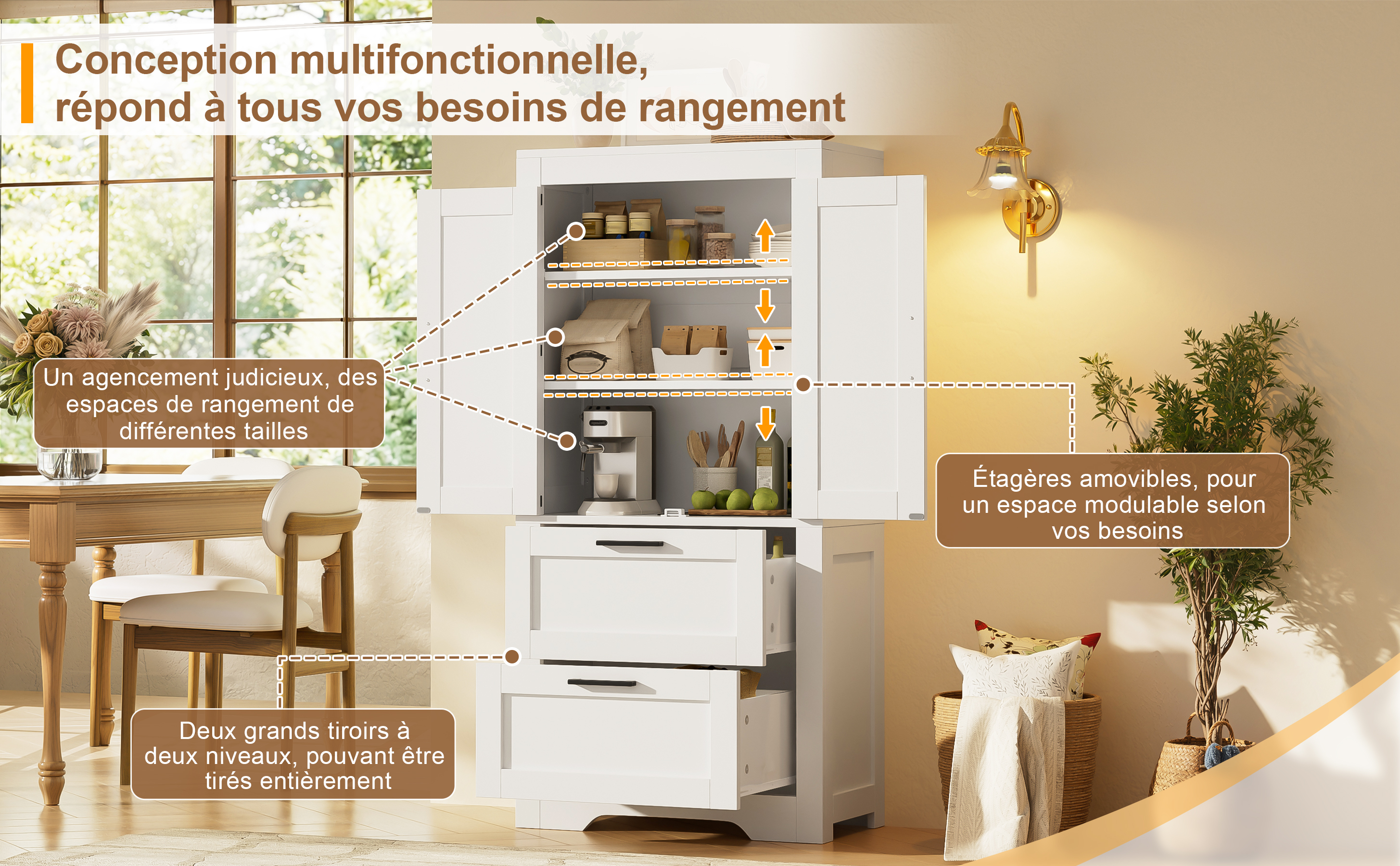 Présentation du buffet