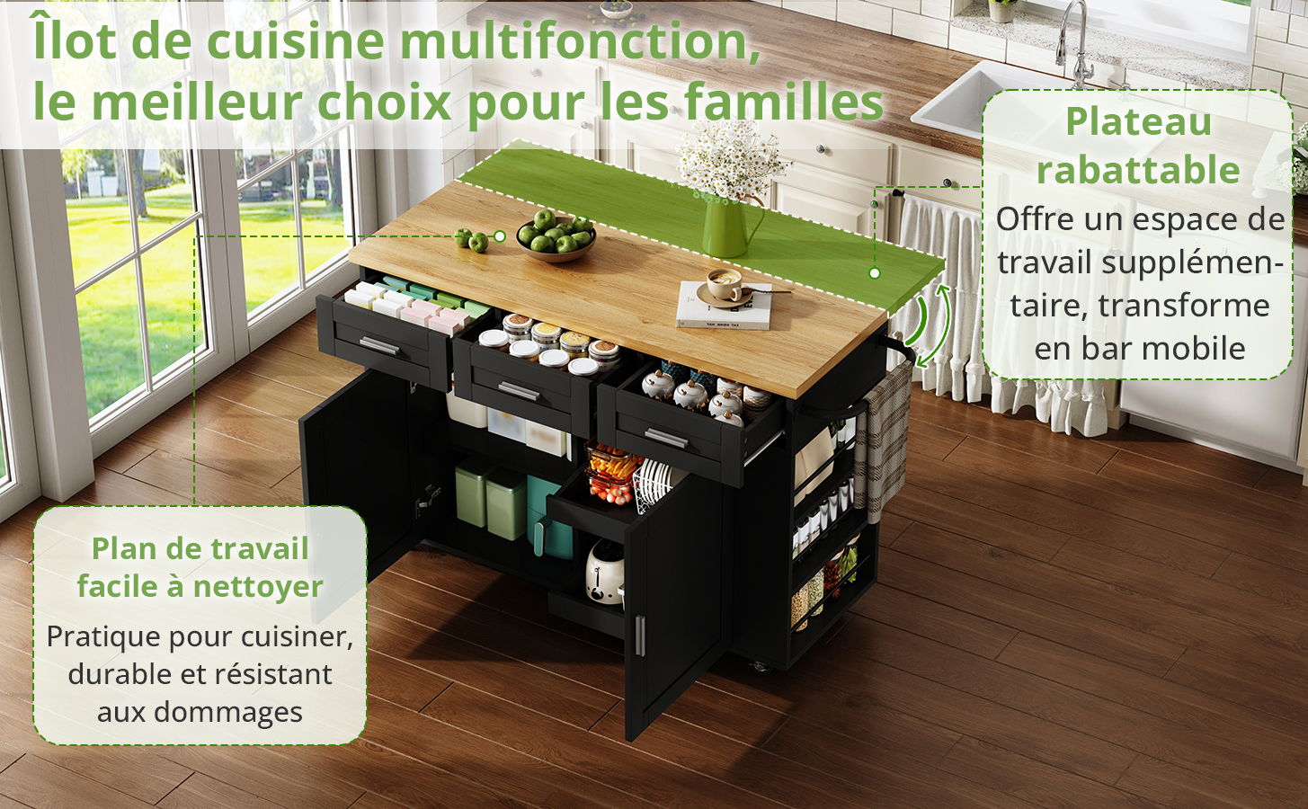 Détail du buffet